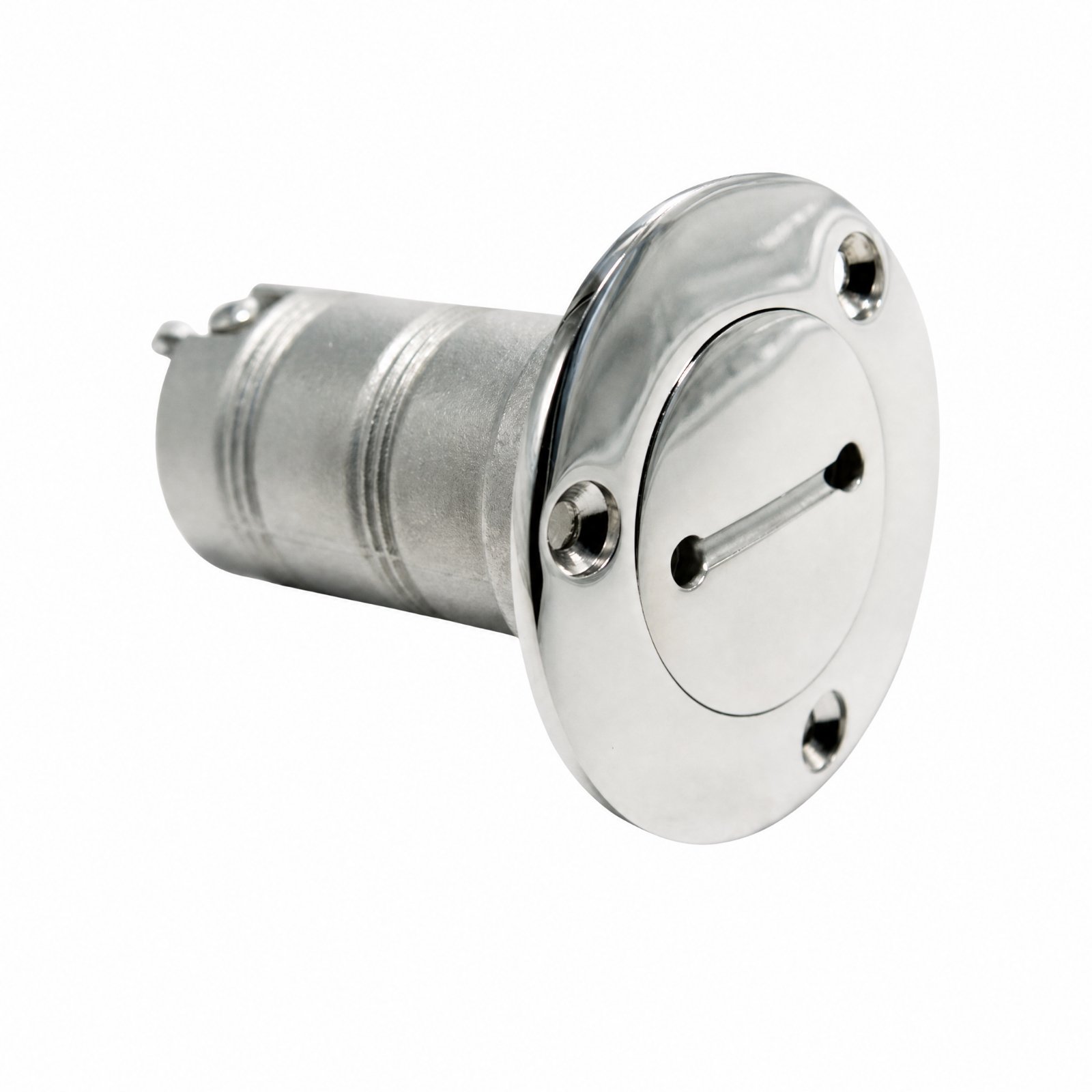 Deck-Fill Fitting 38 mm + Polished Deck Fill Cap