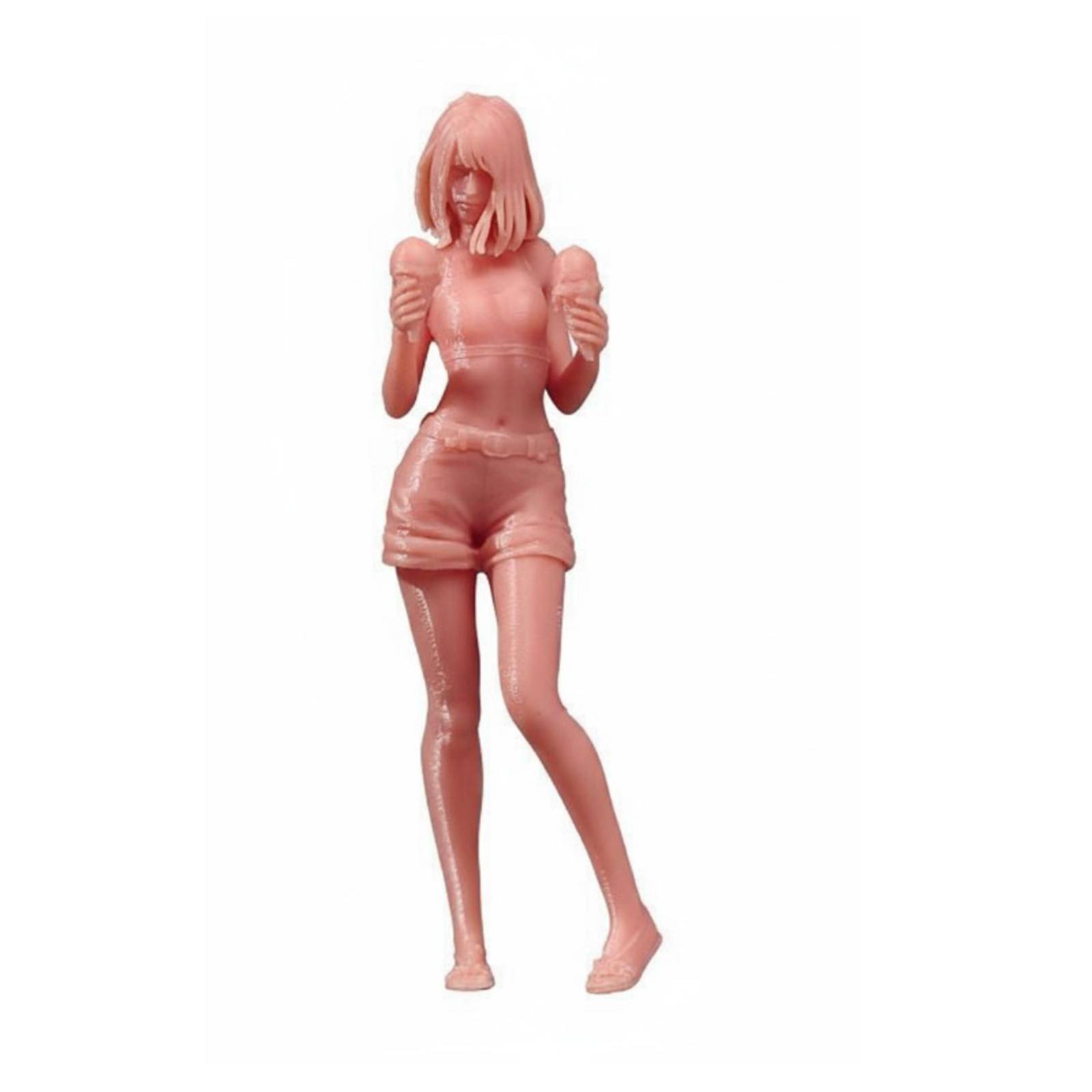1/64 Scale Female Figure – Unpainted