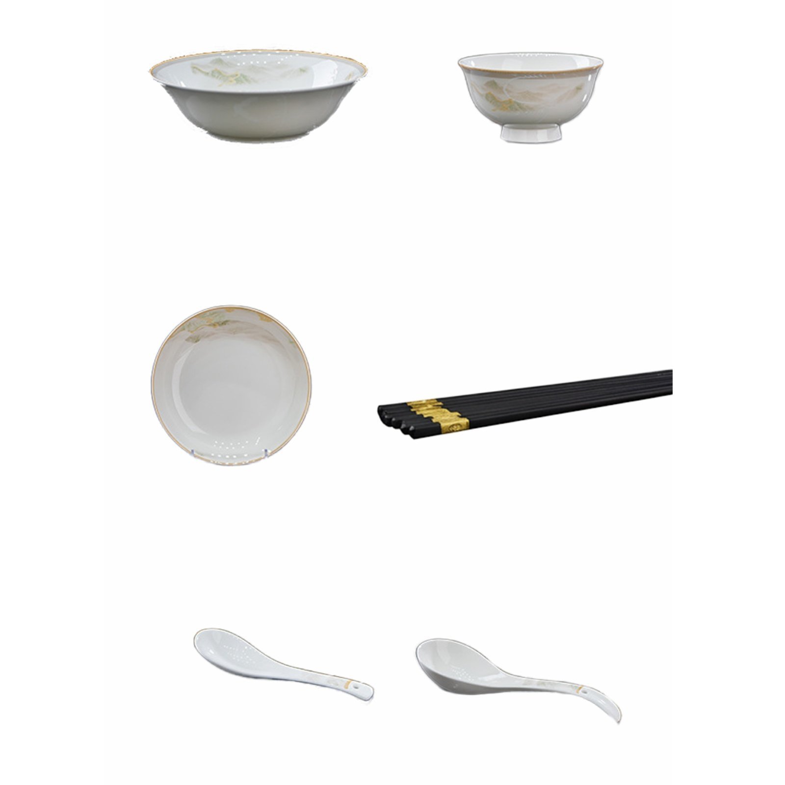 Bone China Dinnerware Set – 18pcs