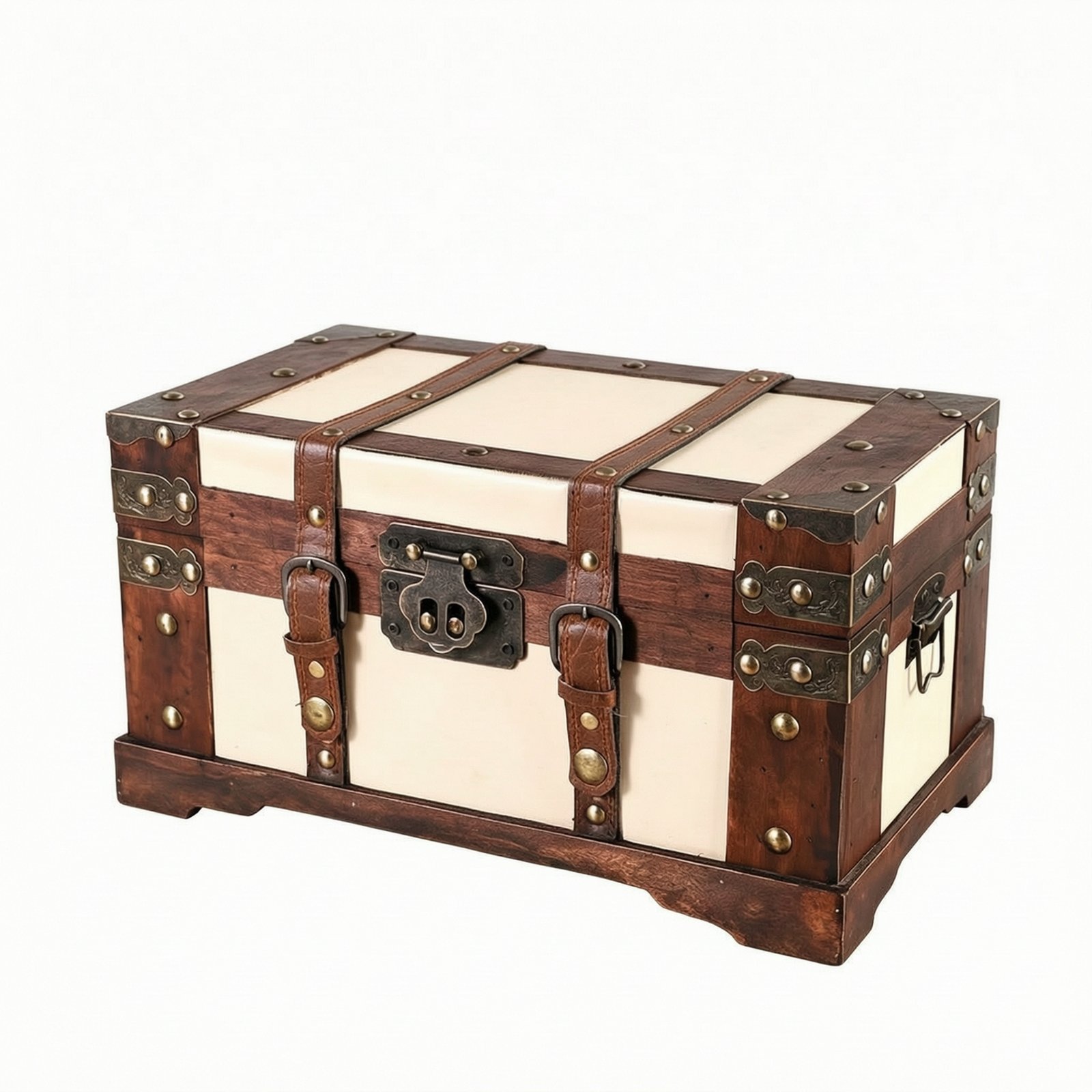 Wooden Storage Trunk with Latch