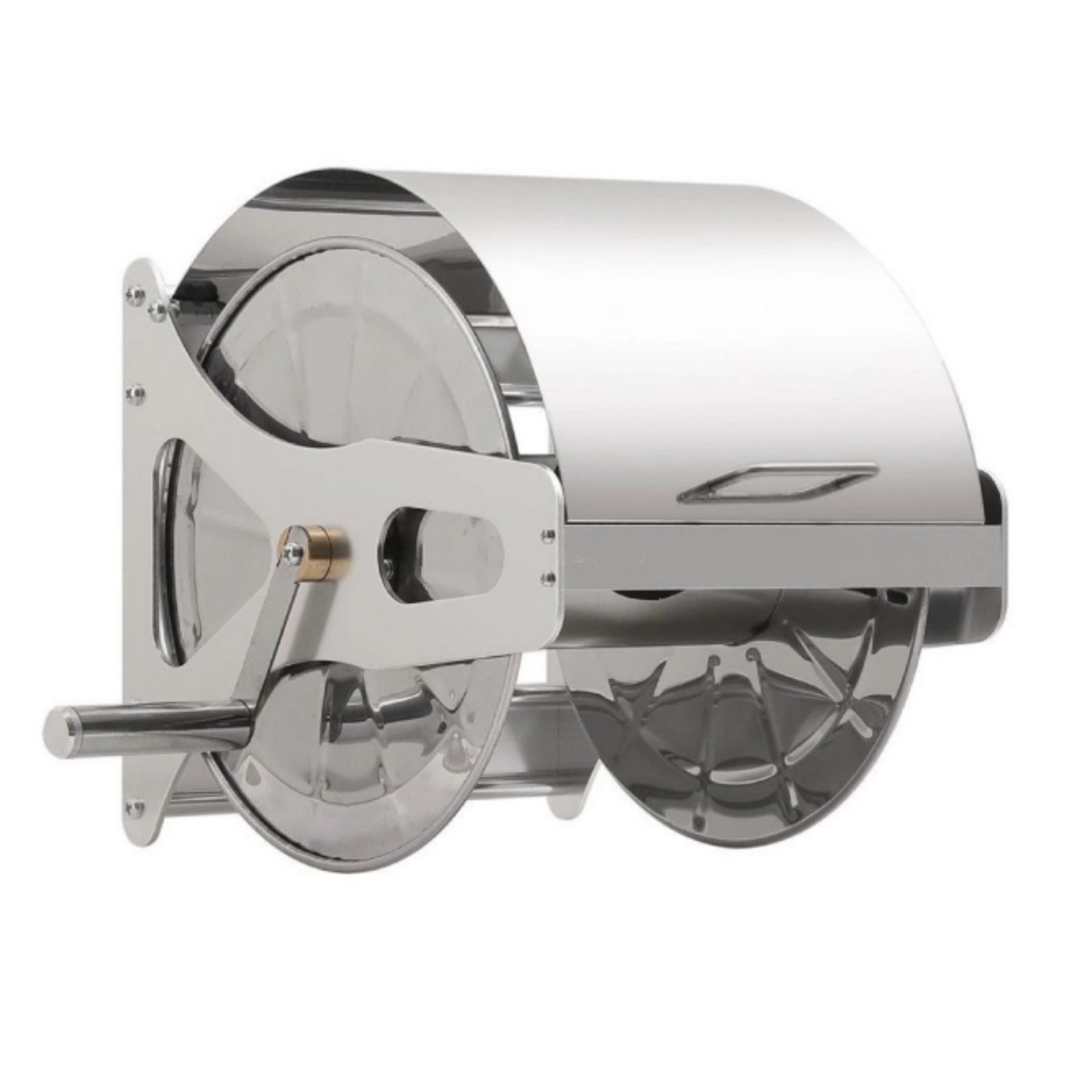 Wall-Mounted Stainless Steel Hose Reel