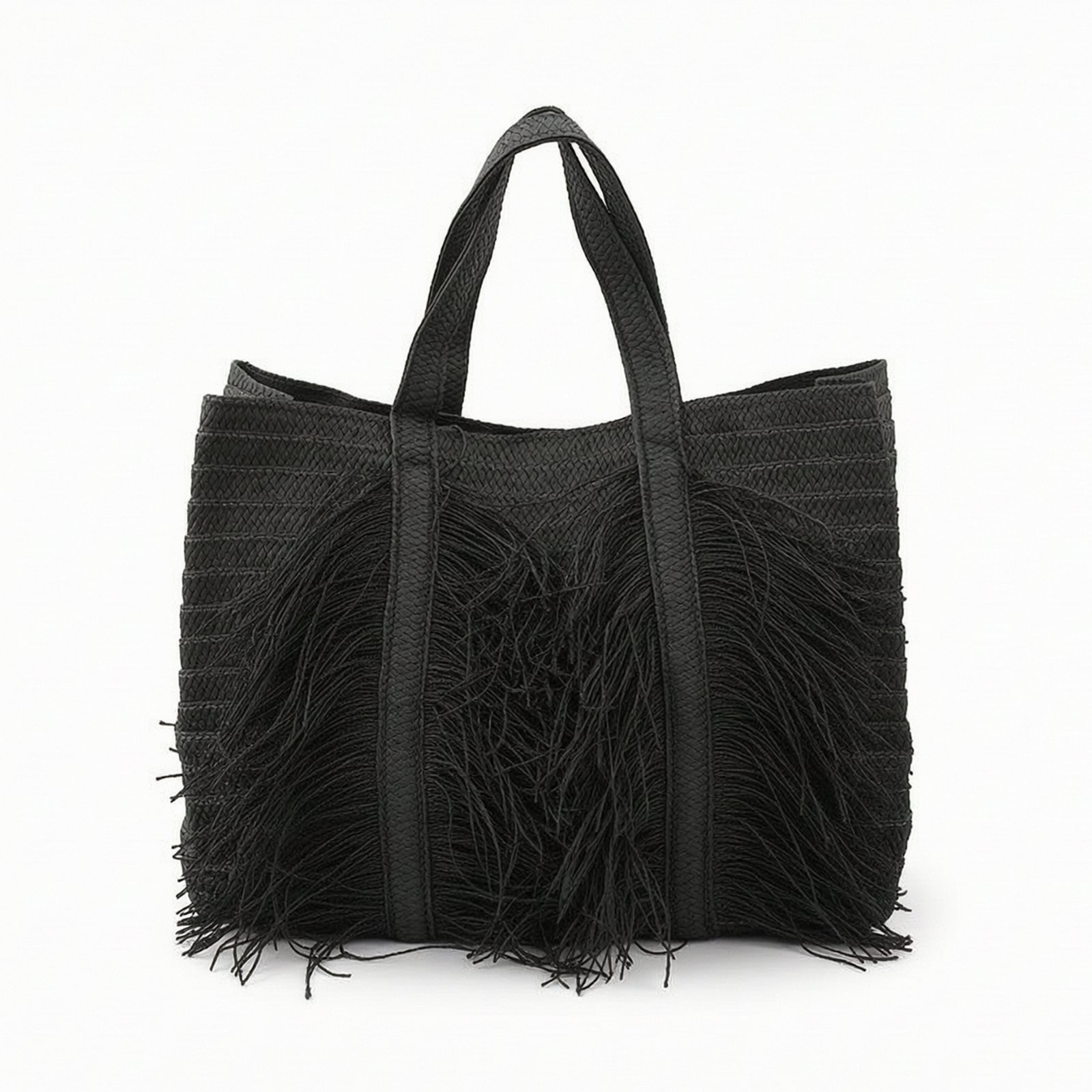Fringe Handwoven Tote Bag