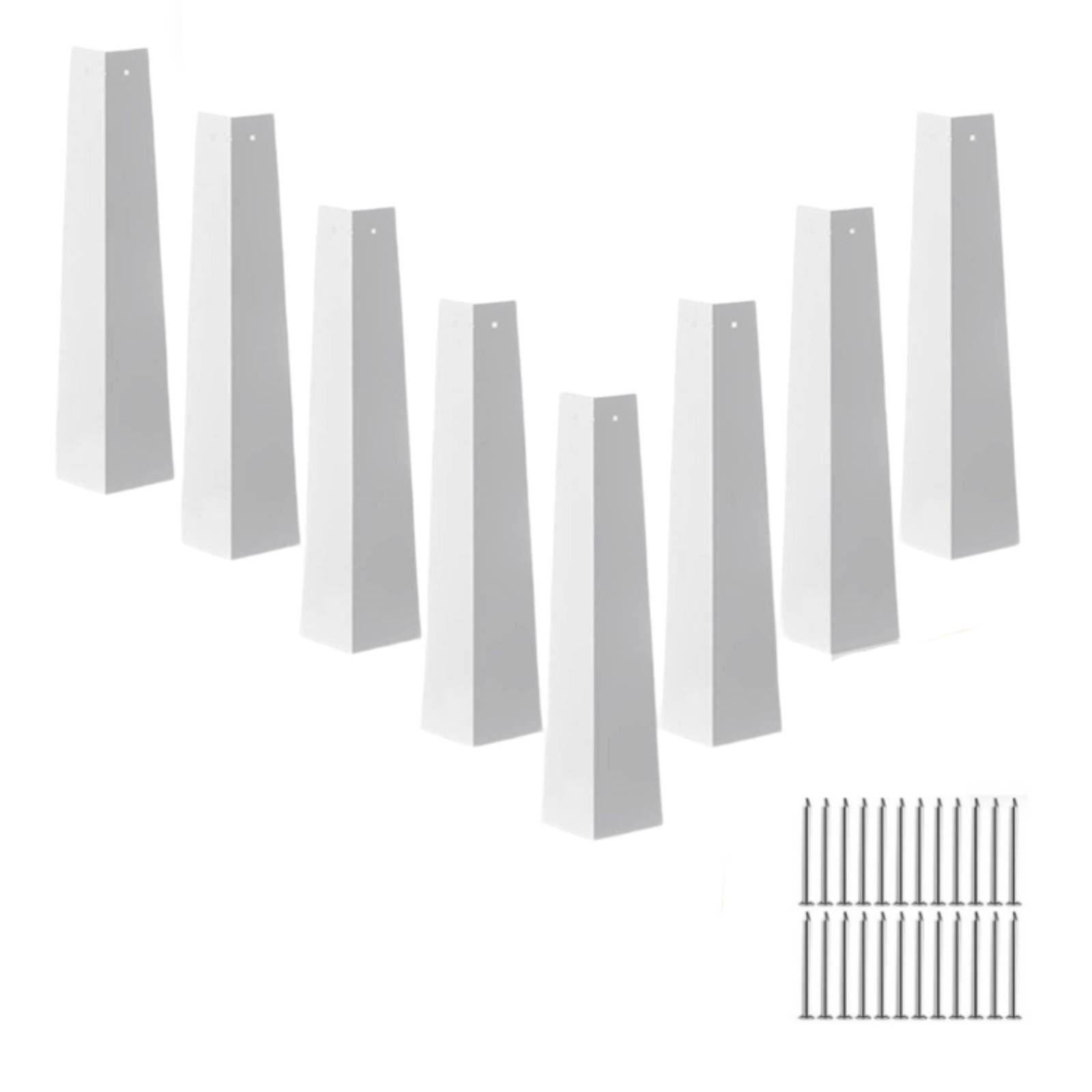 8-Piece Aluminum Siding Corner Covers