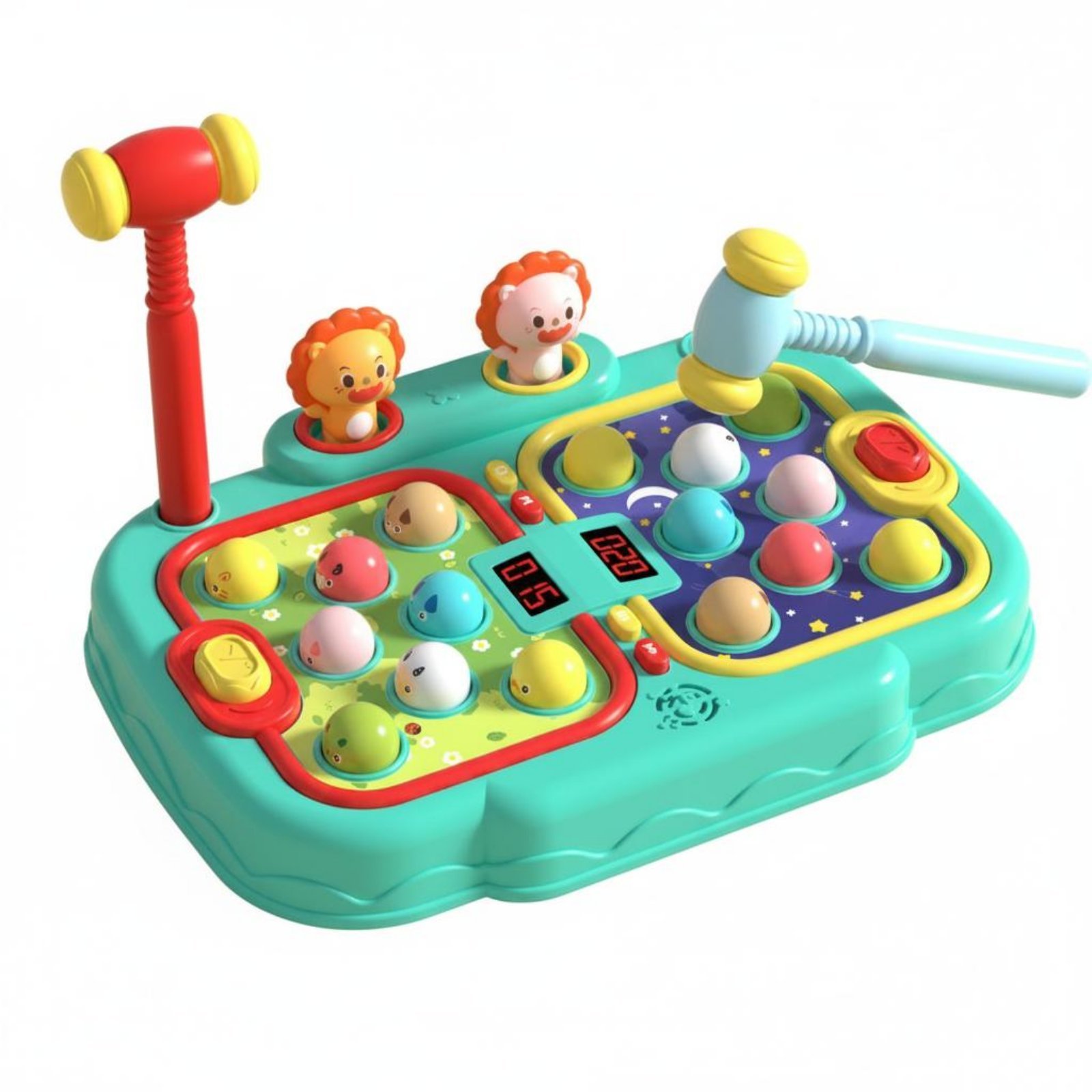 Double Player Whack-a-Rodent Game