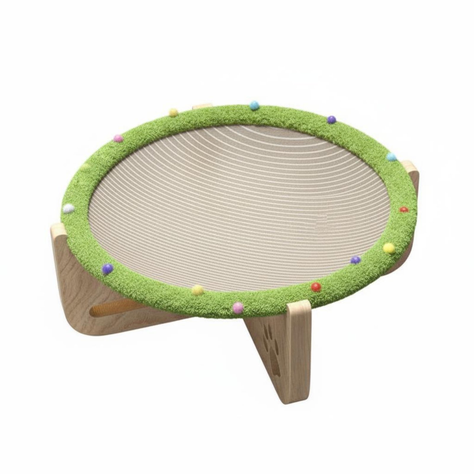 Wooden Cat Scratcher Bed – Size S