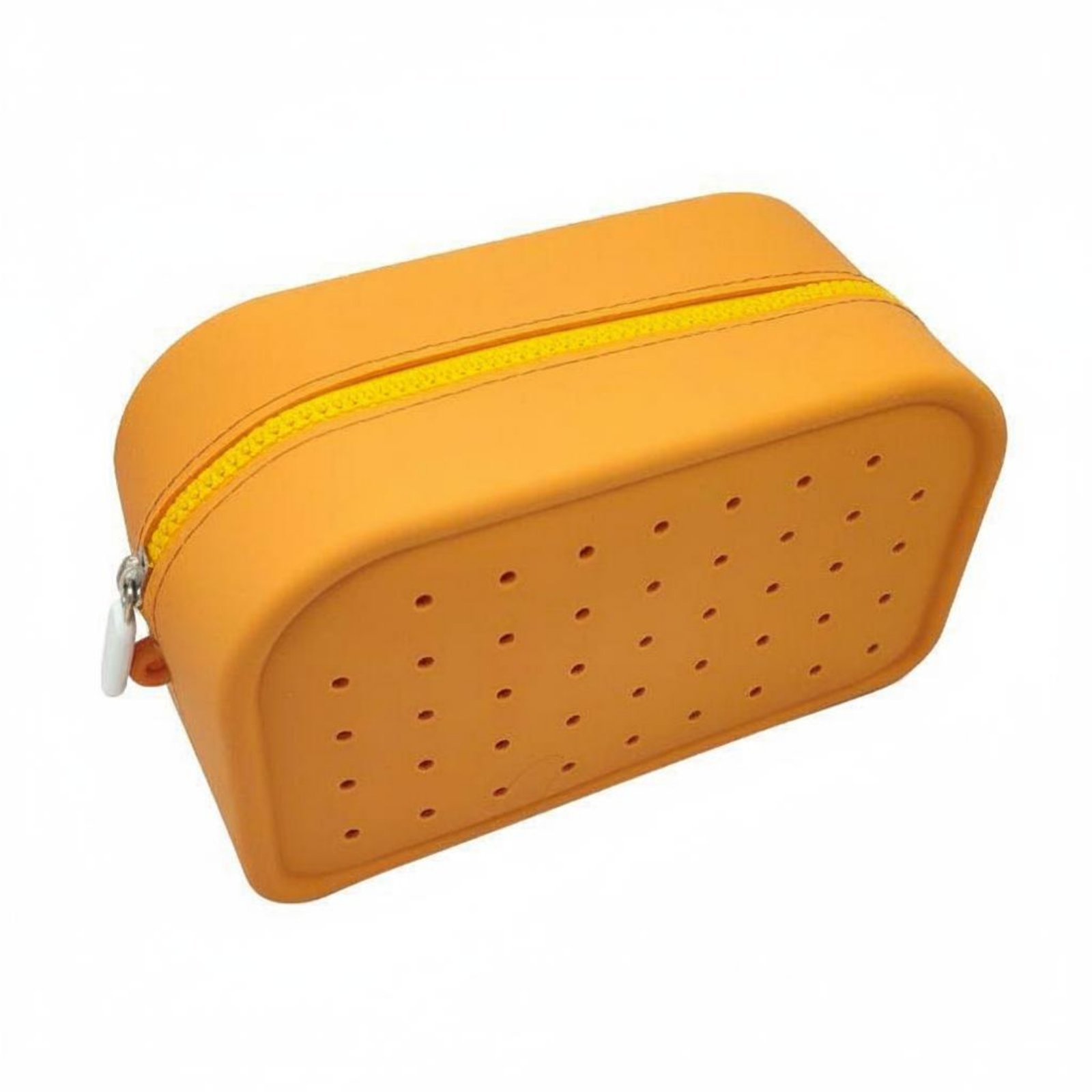 Waterproof Silicone Cosmetic Bag – Orange