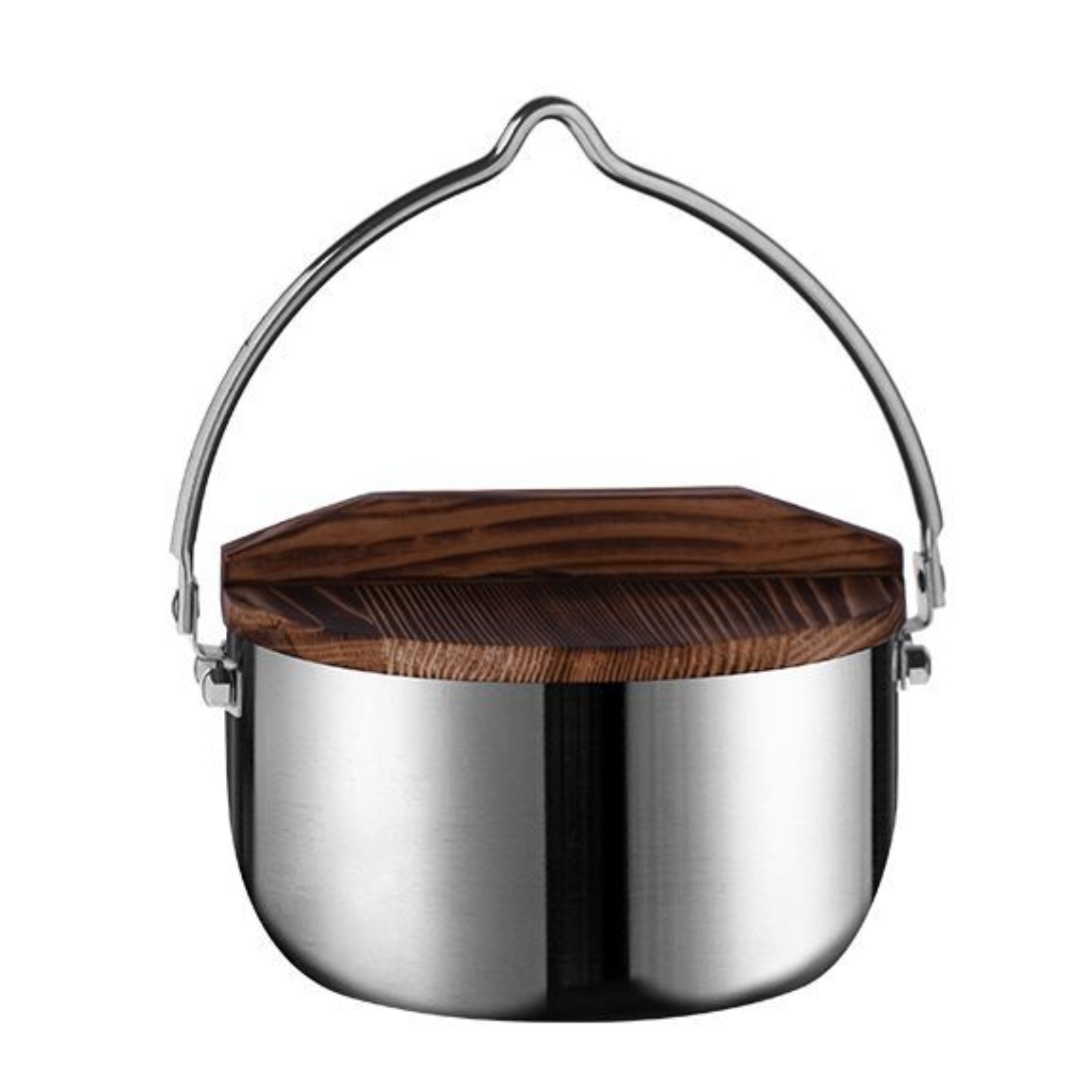 Wooden Lid Soup Pot