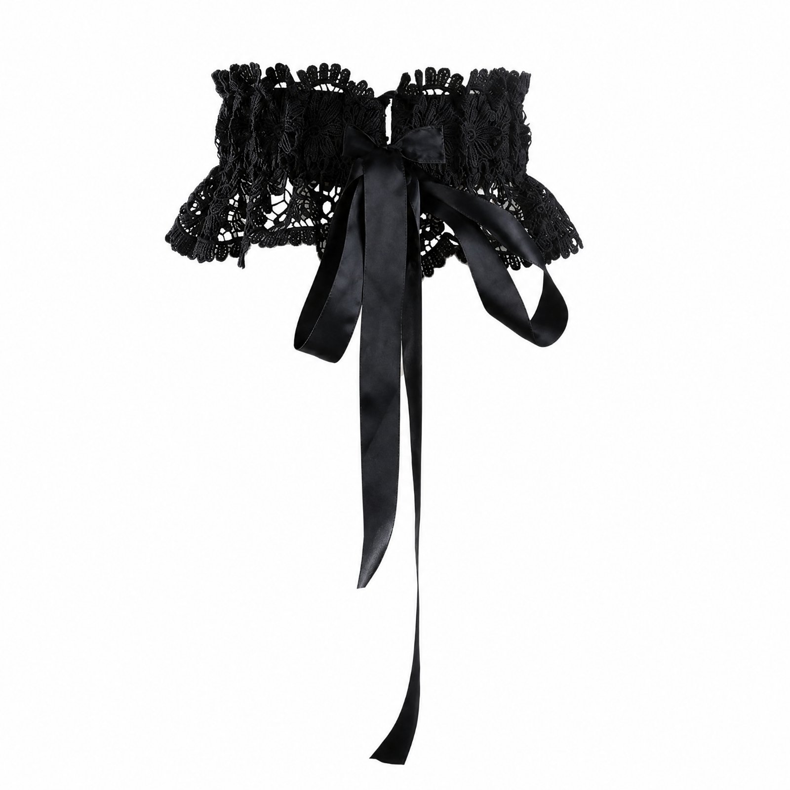 Lace Corset Belt with Ties