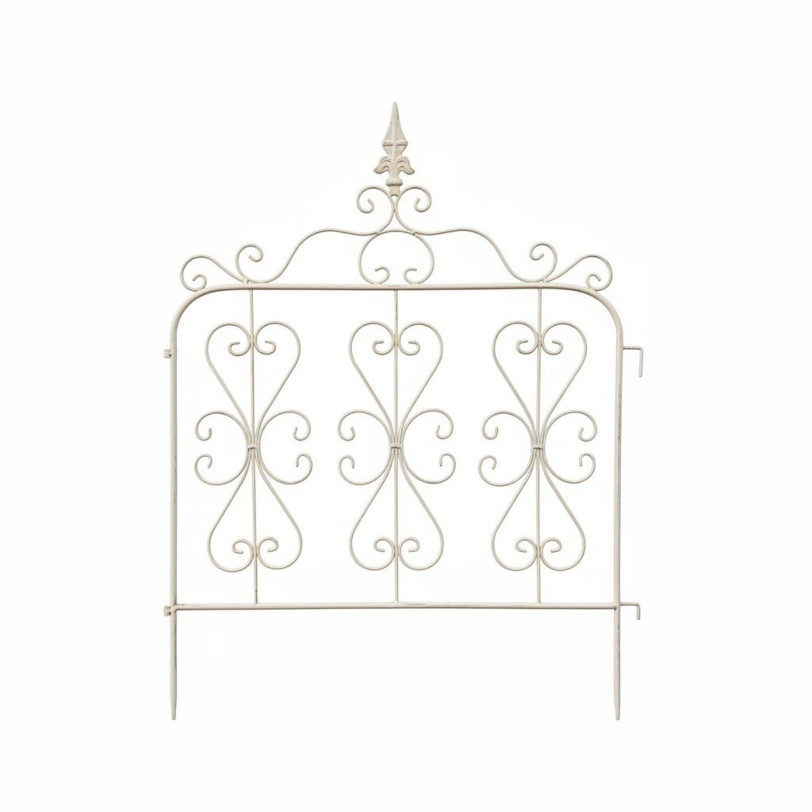 Wrought Metal Garden Fence Expandable