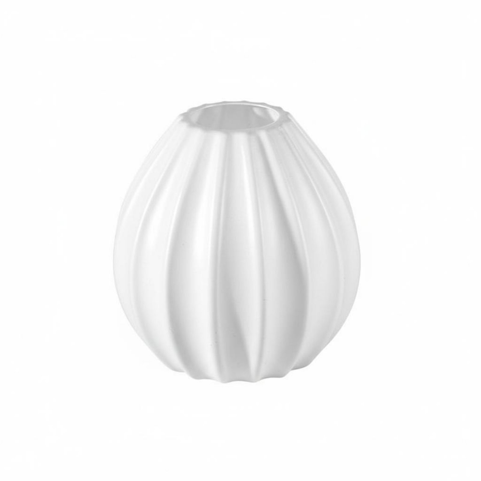 Imitation Ceramic Vase – White