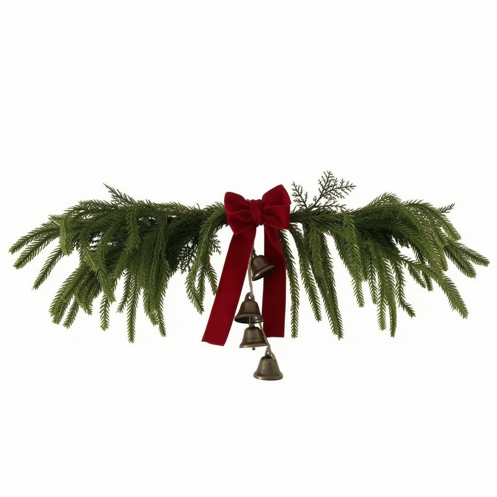 Set of 4 Artificial Fir Door Decoration