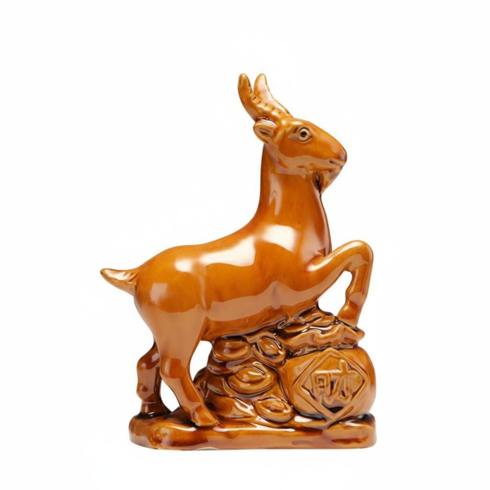 Tang Sancai Ceramic Sheep Figurine