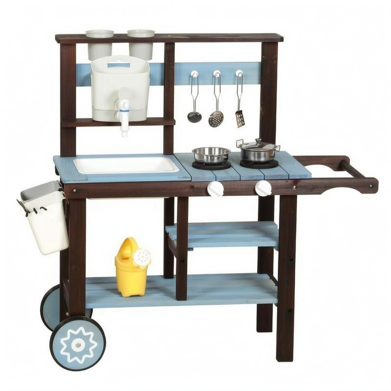 Wooden Play Kitchen – Blue