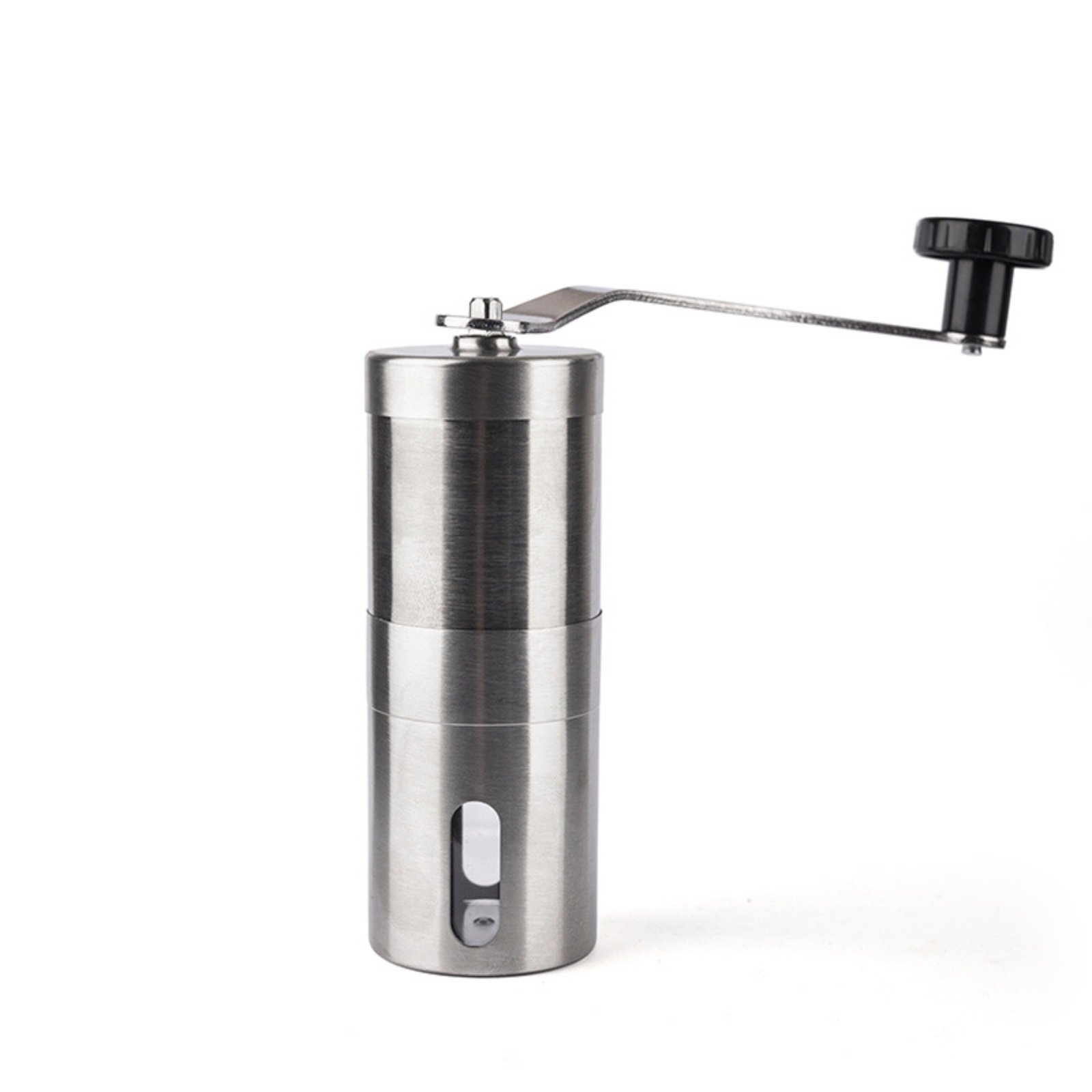 Manual Coffee Grinding Tool Cylindrical Metal Body
