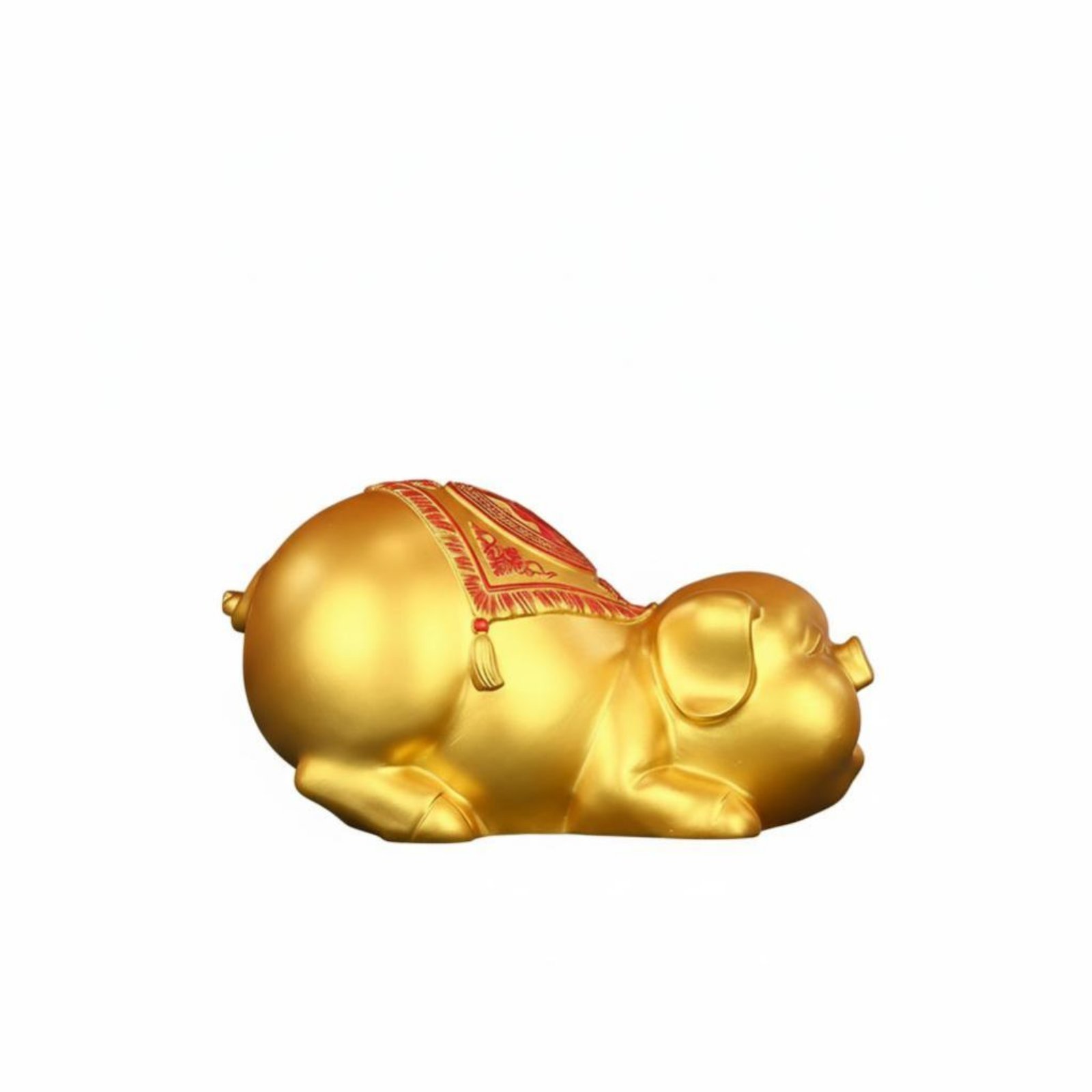 Brass Piggy Bank Decor