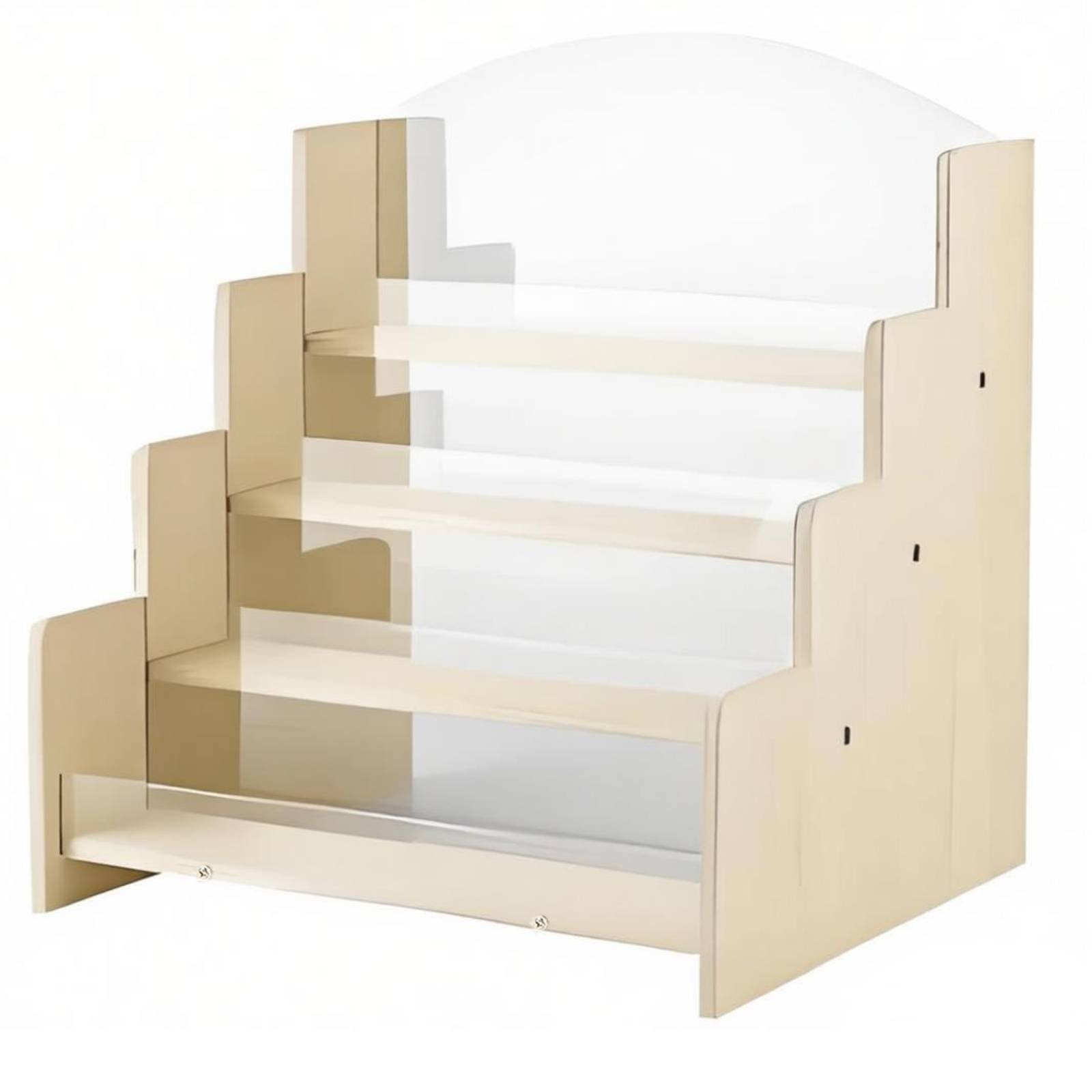 Wood Card Display Rack