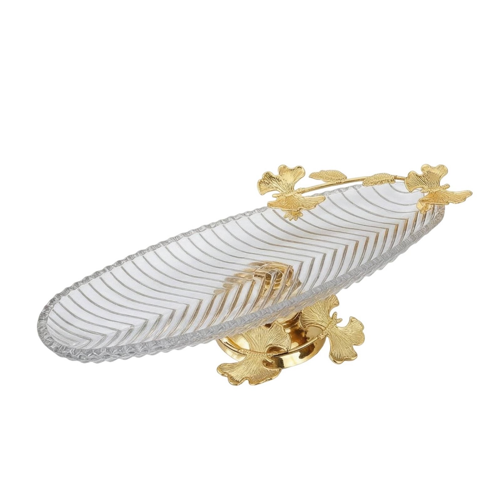 Glass Fruit Bowl – Fish Pattern