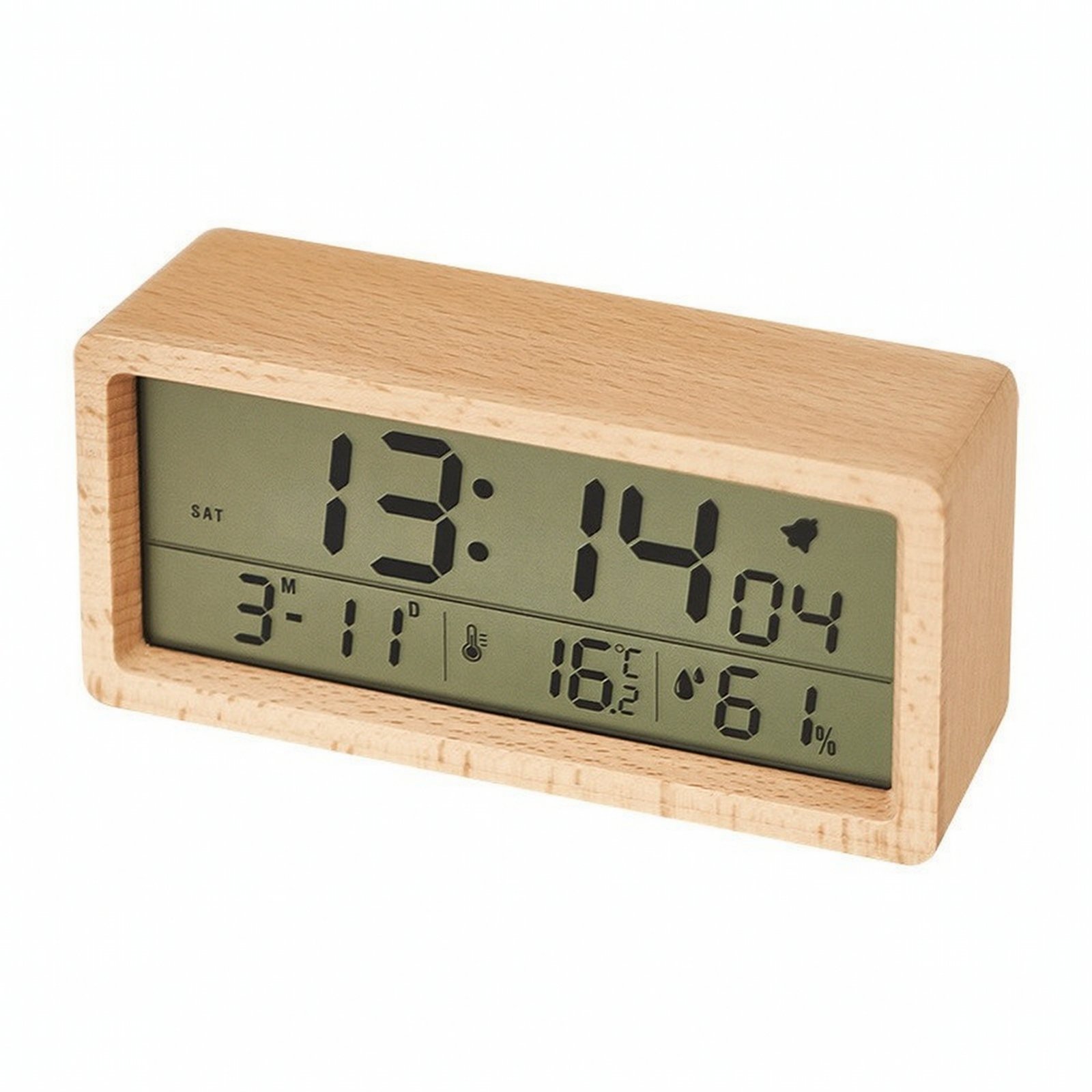 Wood Look Digital Alarm Clock