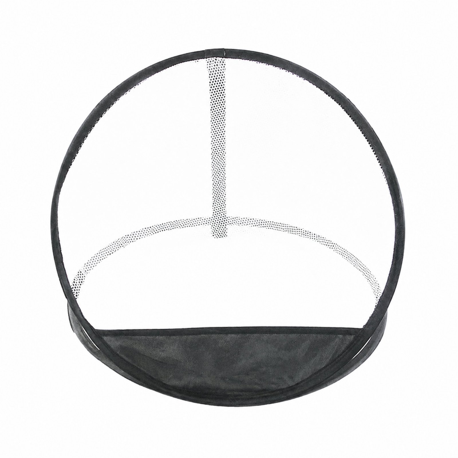 Foldable Golf Chipping Net – Black White Plain