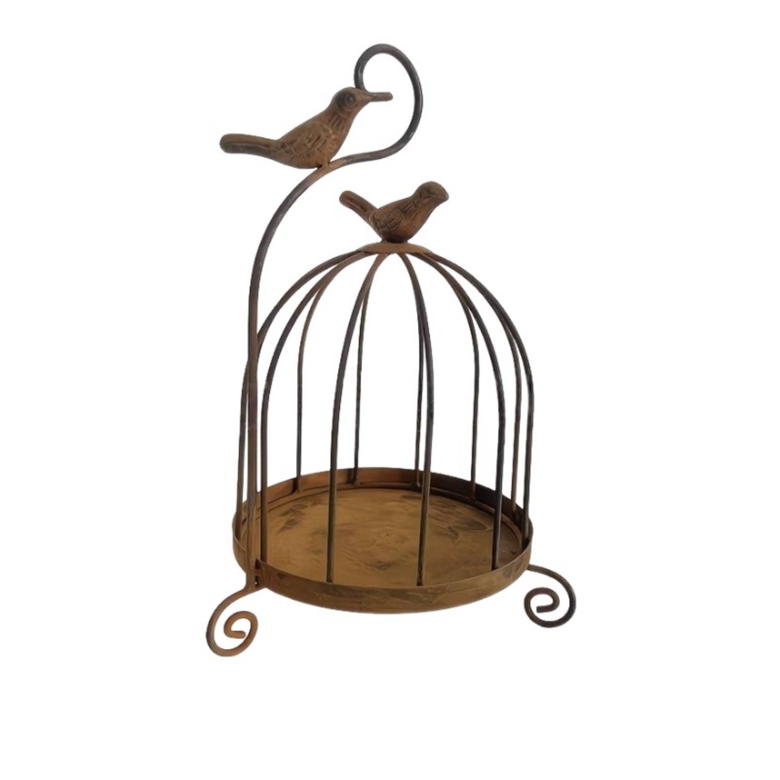 Birdcage Candle Holder Rustic