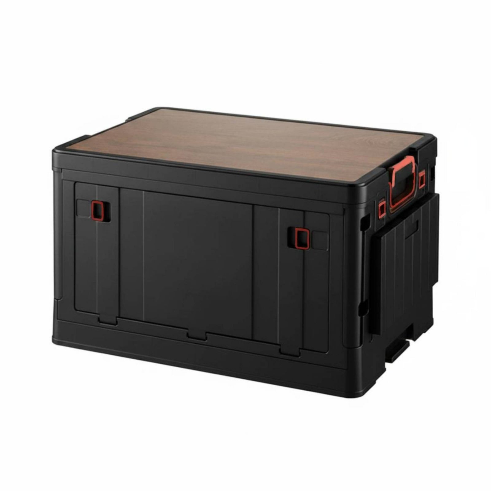 Foldable Storage Box – Black, Side Basket