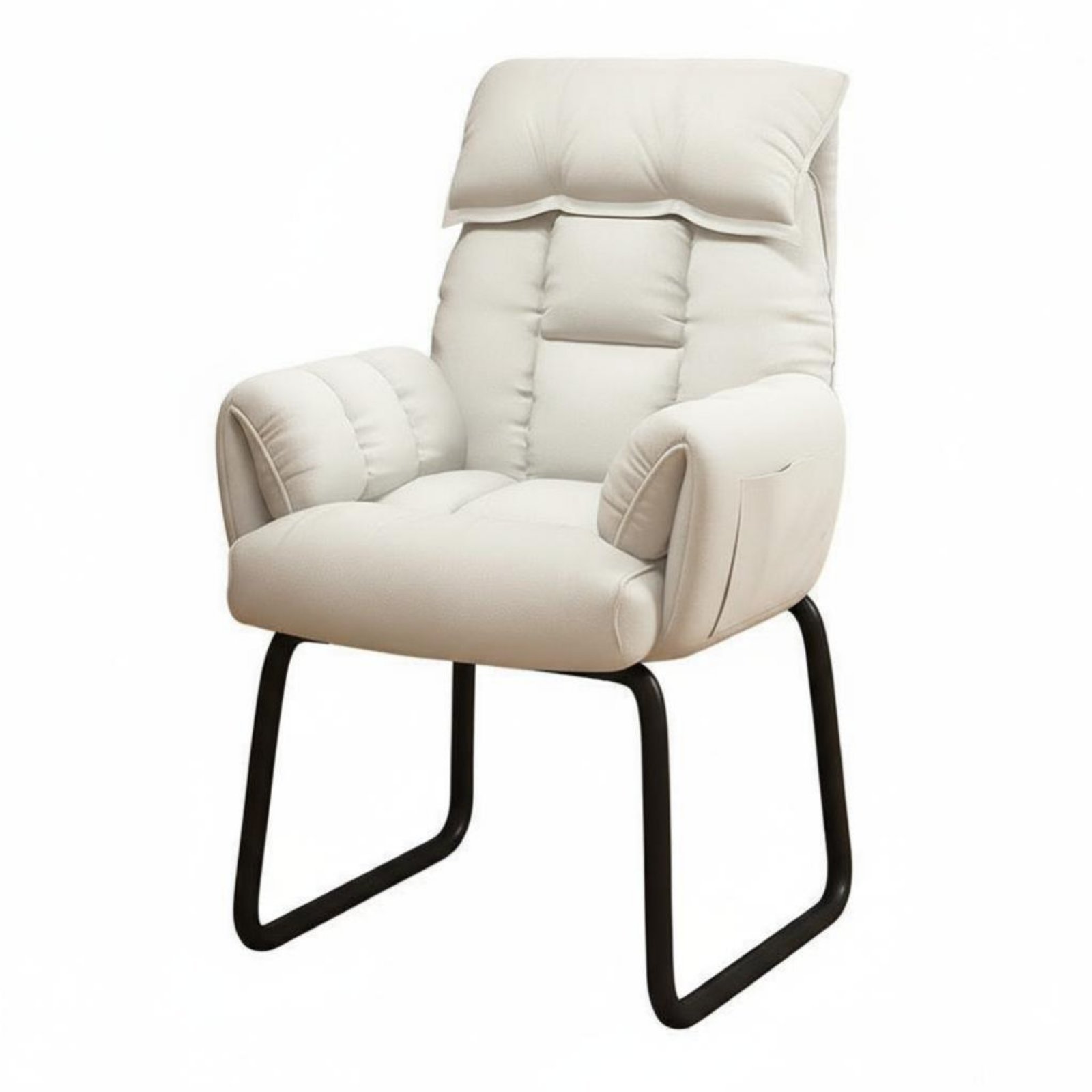 Sled Base Reclining Desk Chair