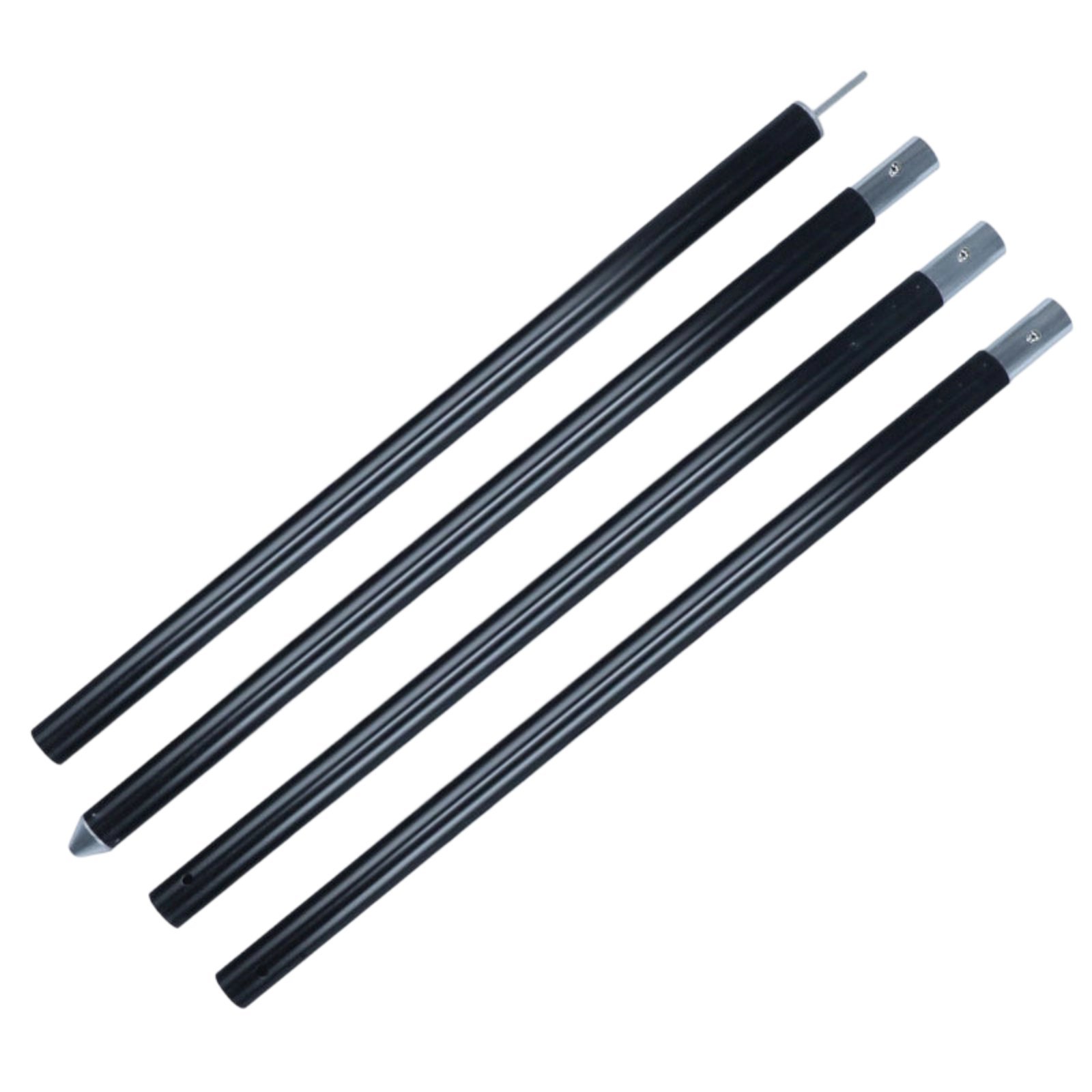 2-Piece Foldable Aluminum Canopy Poles
