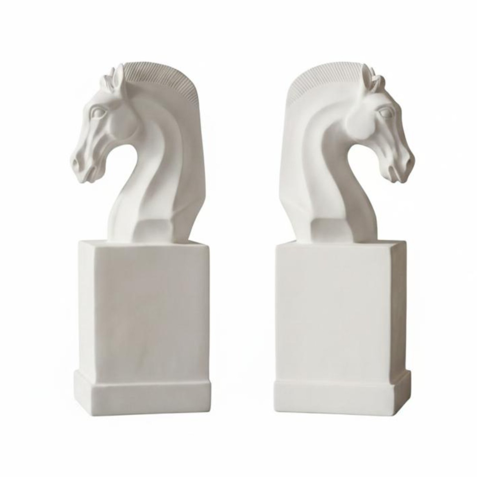 2-Piece Horse Head Bookends