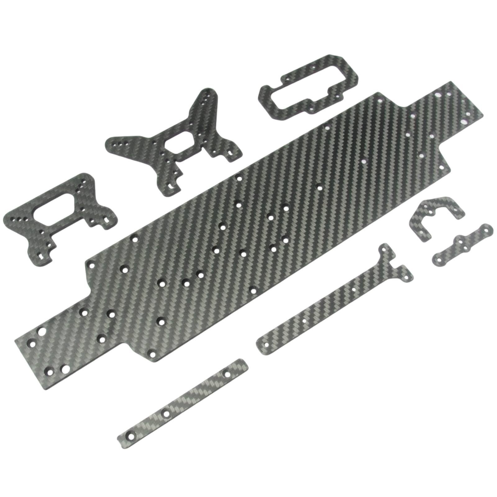 Carbon Fiber Chassis Kit 8 Pieces