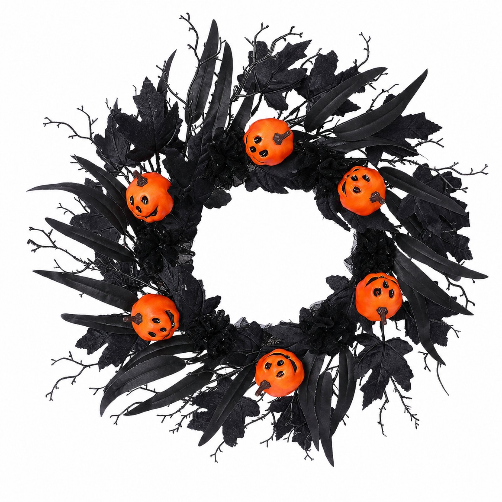 Halloween Wreath with Pumpkins – 50cm