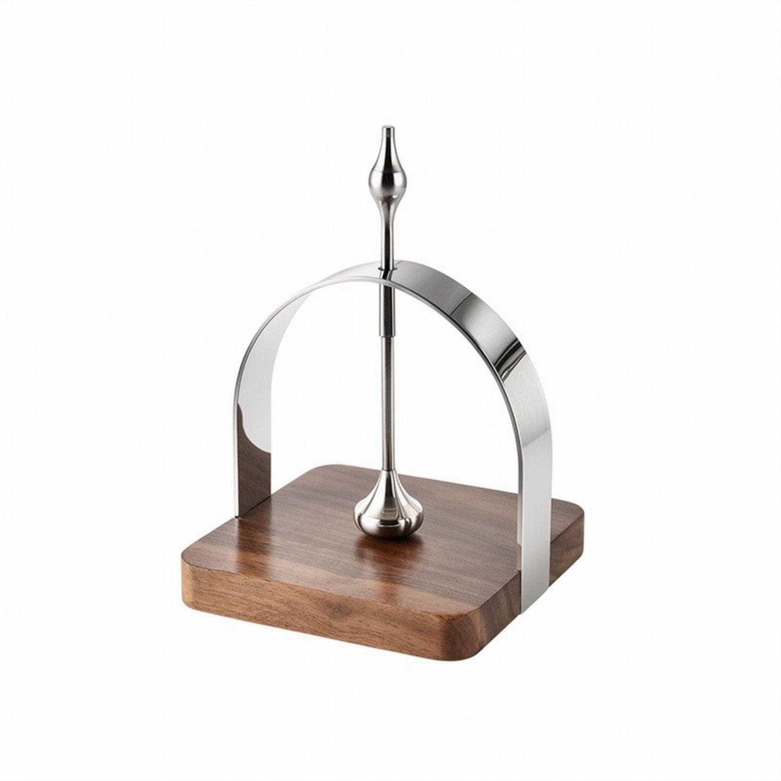 Napkin Holder with Wood Base