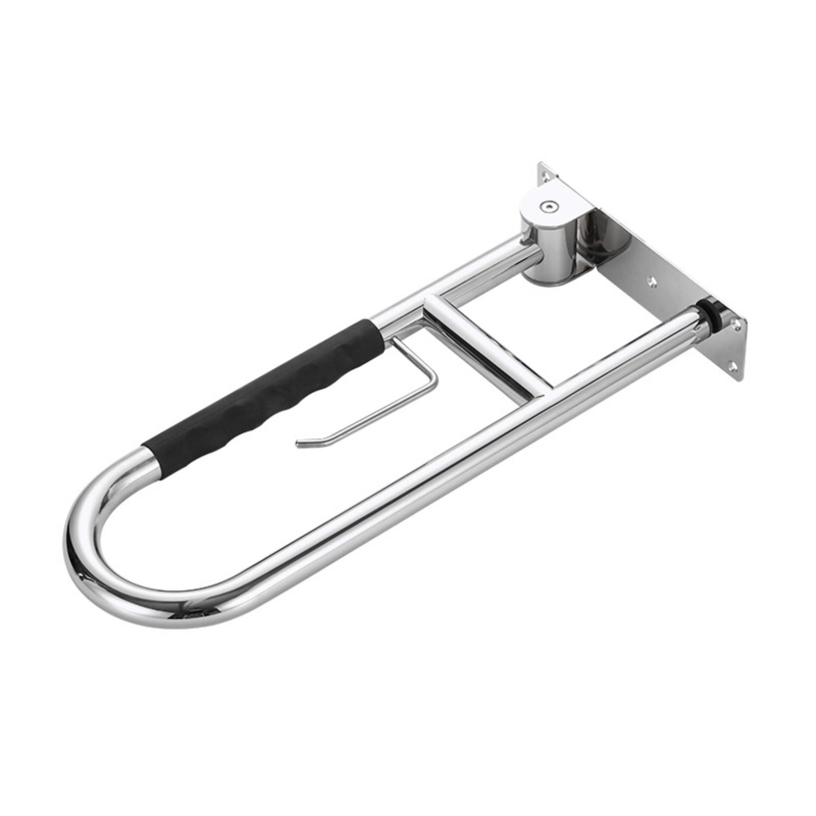 Toilet Grab Bar with Paper Roll Hook