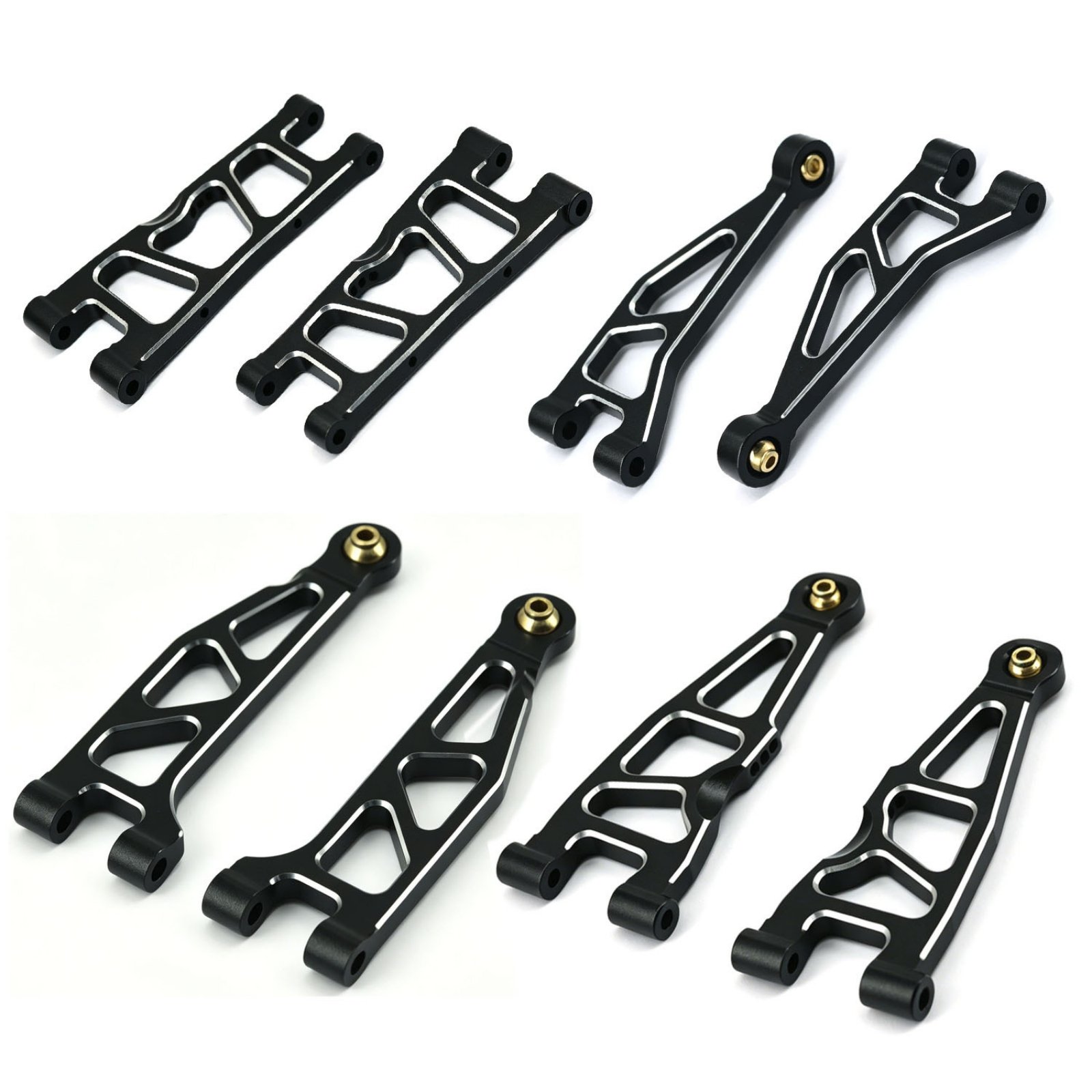 8-Piece RC Shock-Absorbing Control Arms
