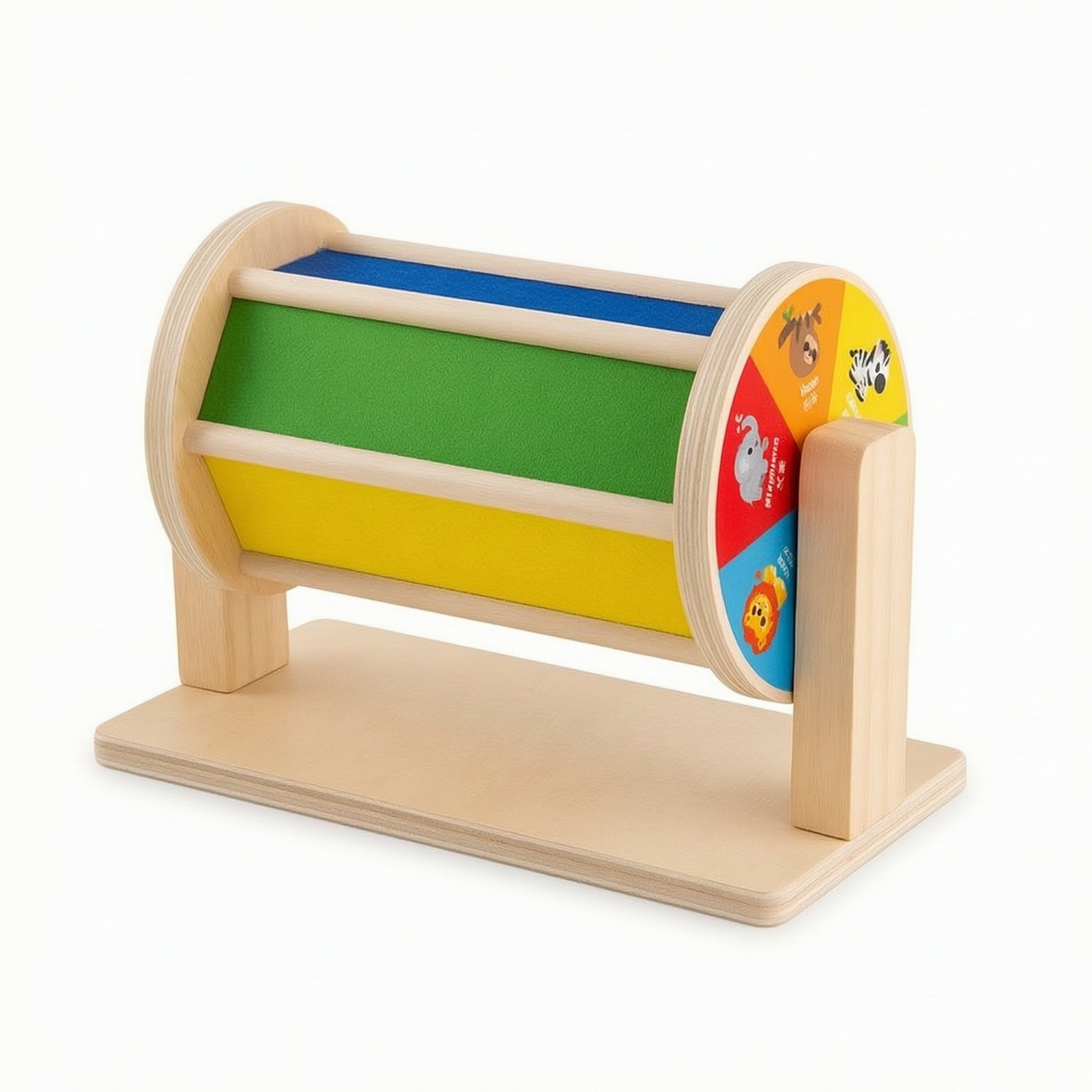 Rotating Textile Drum Toy