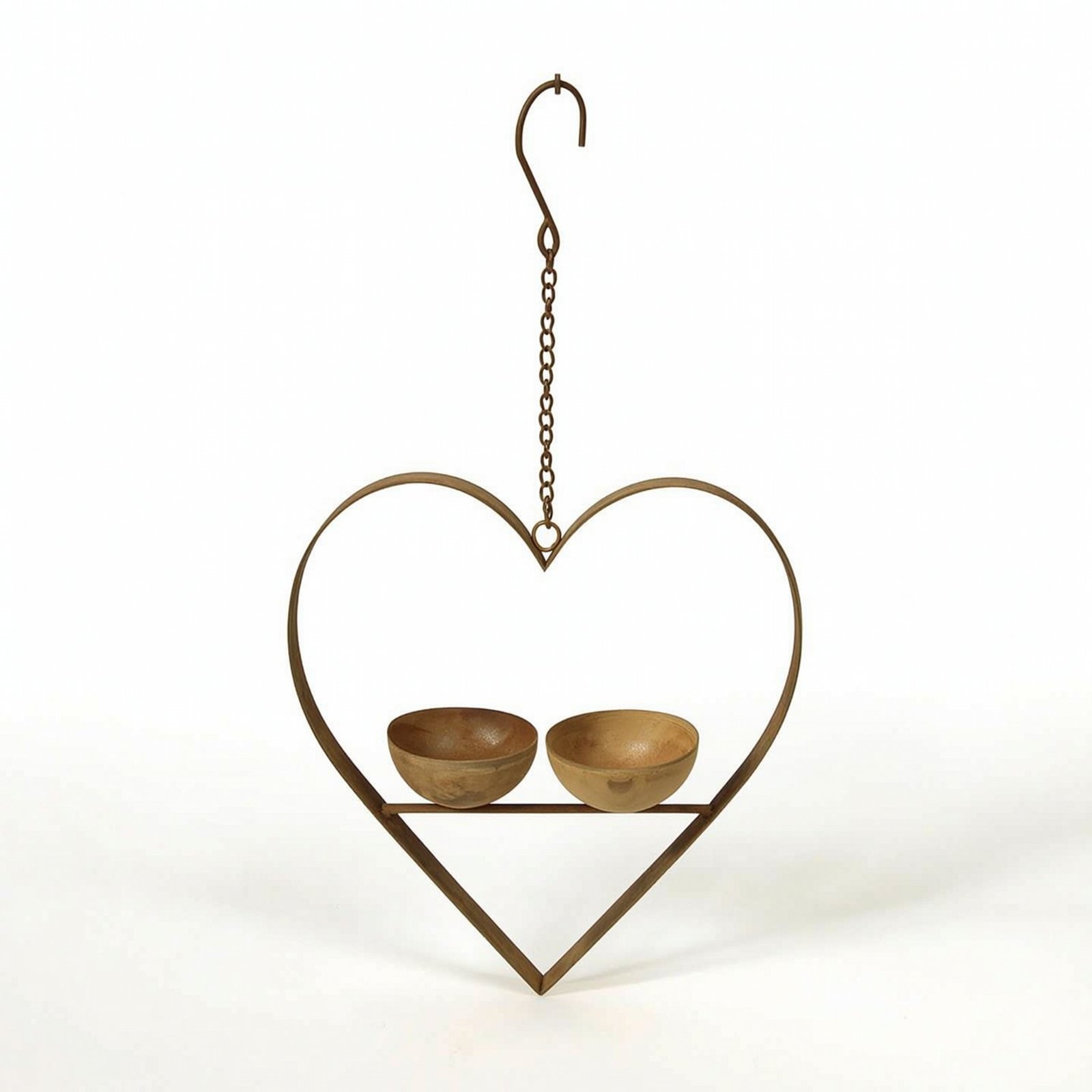 Heart Shaped Bird Feeder