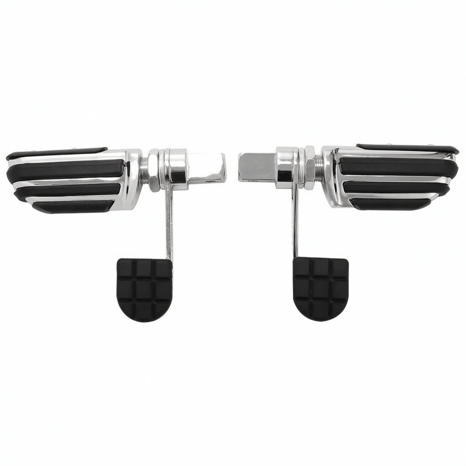 Motorcycle Foot Pegs with Rubber Grips