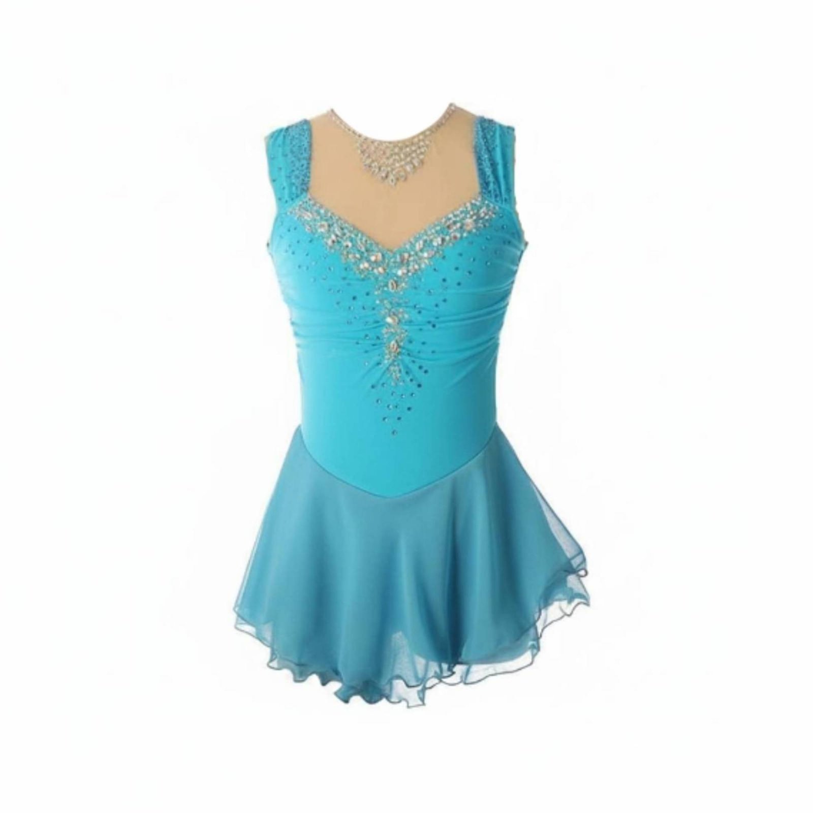 Glittery Ice Dance Skirt Costume