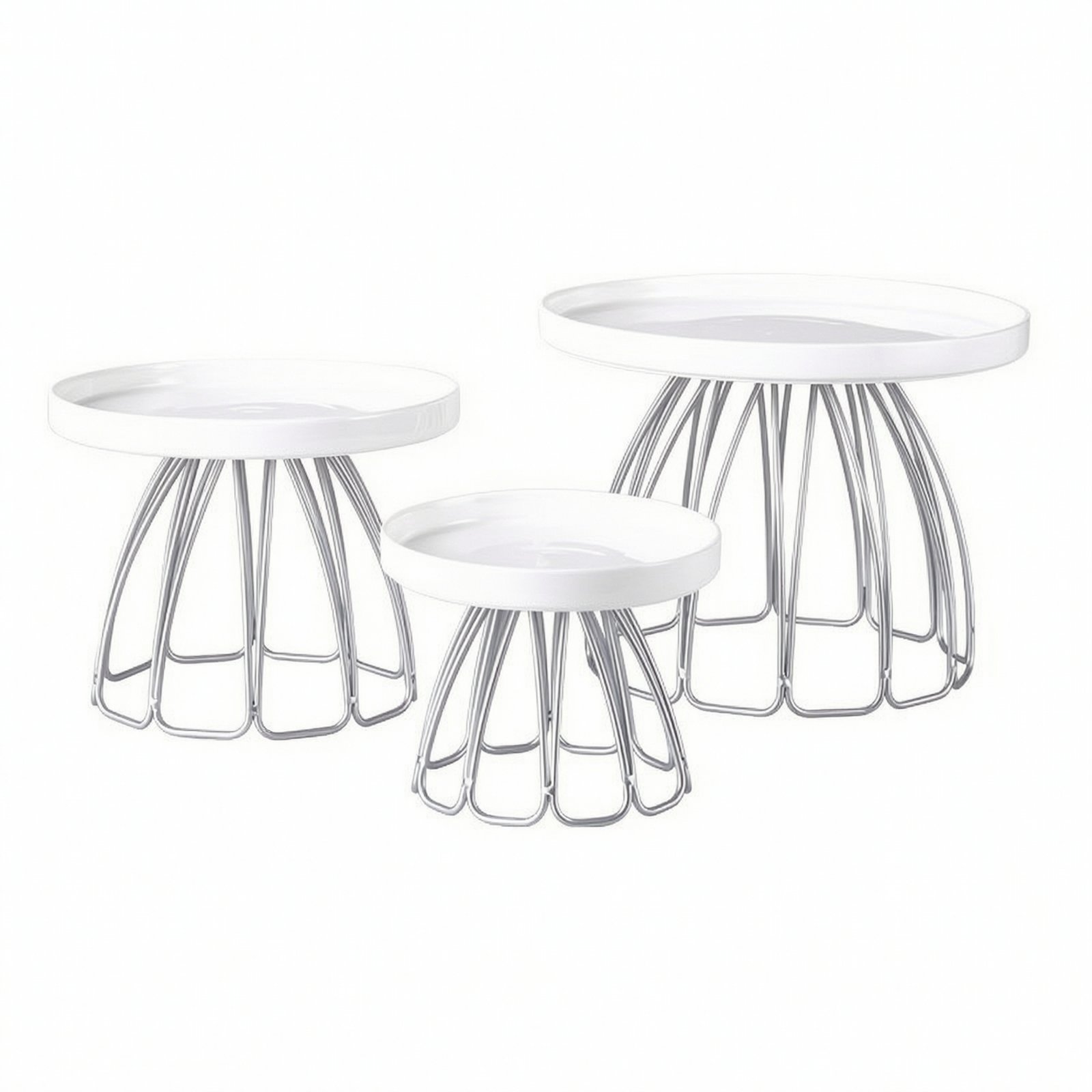 3-Piece Porcelain Cake Stand
