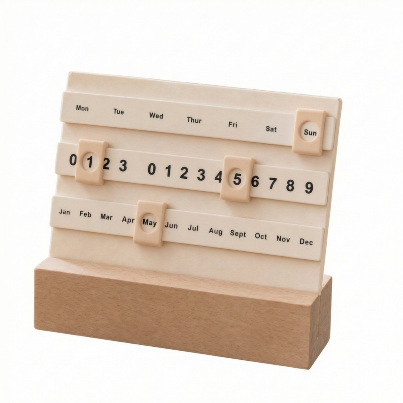 Wooden Endless Calendar
