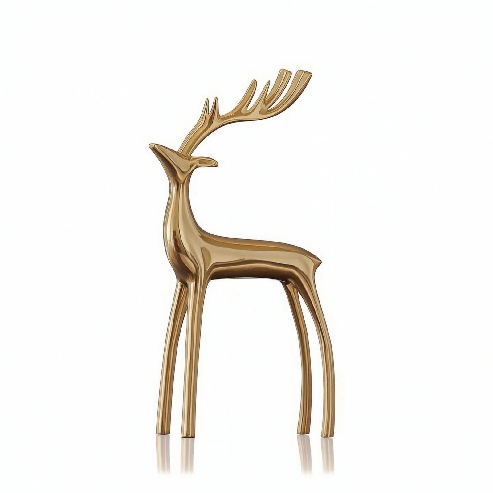Copper Deer Figurine