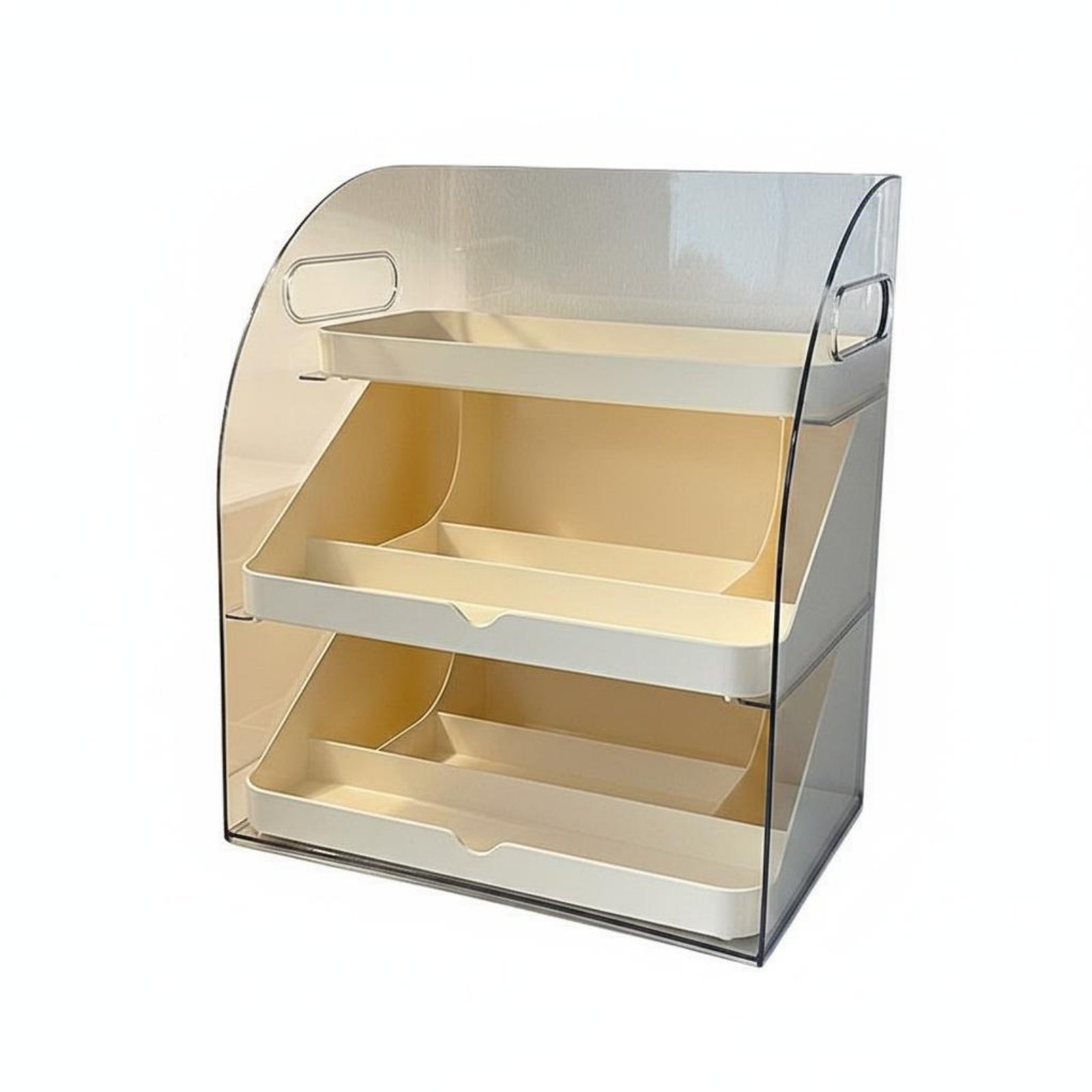 Lidded Makeup Display Case