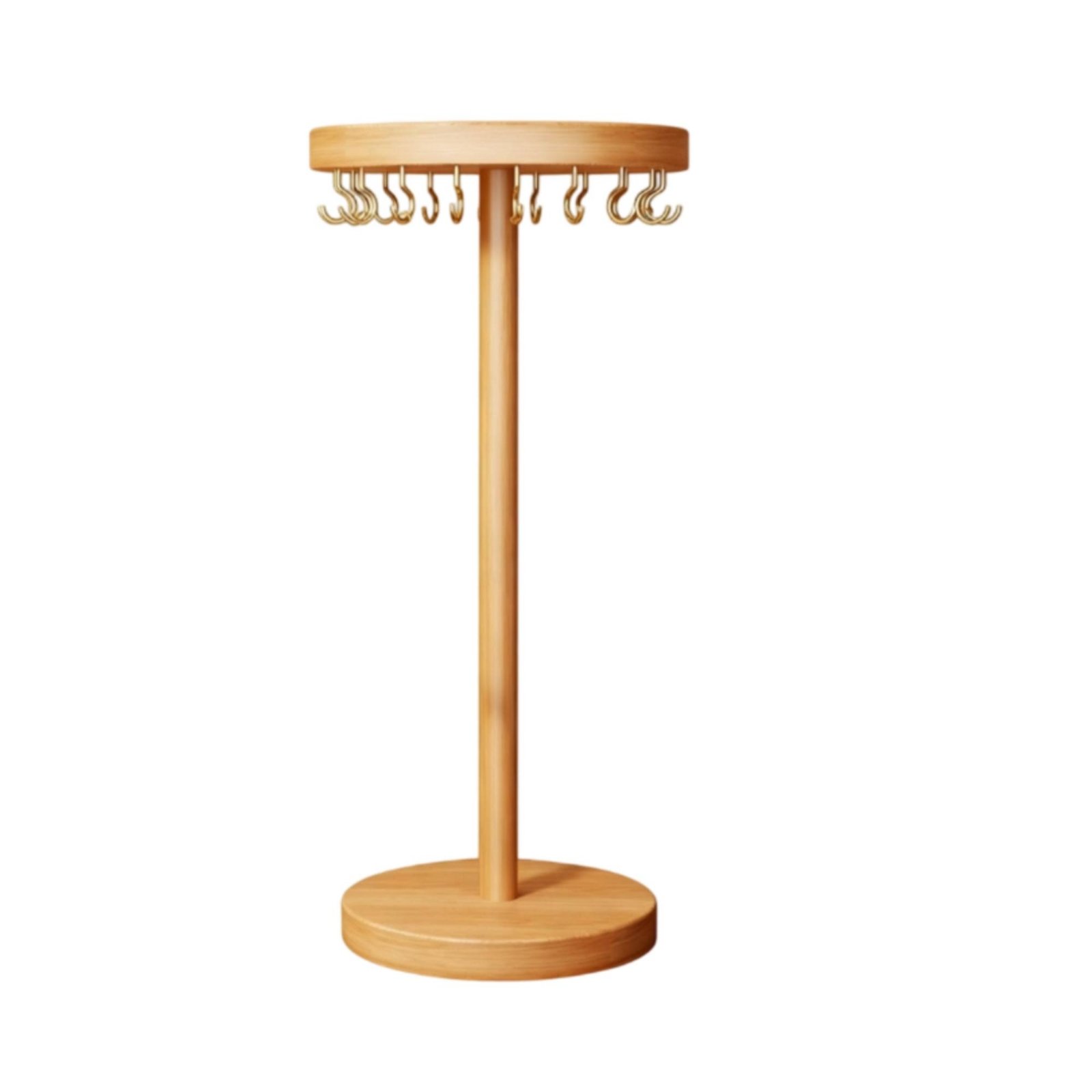 Metal Jewelry Organizer Stand with 18 Hooks