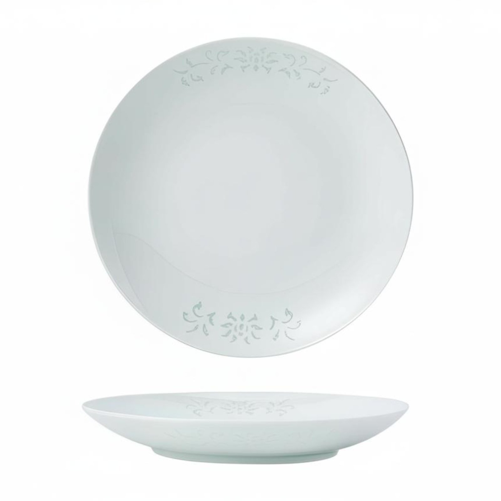 Celadon Porcelain Bowl Plate Set