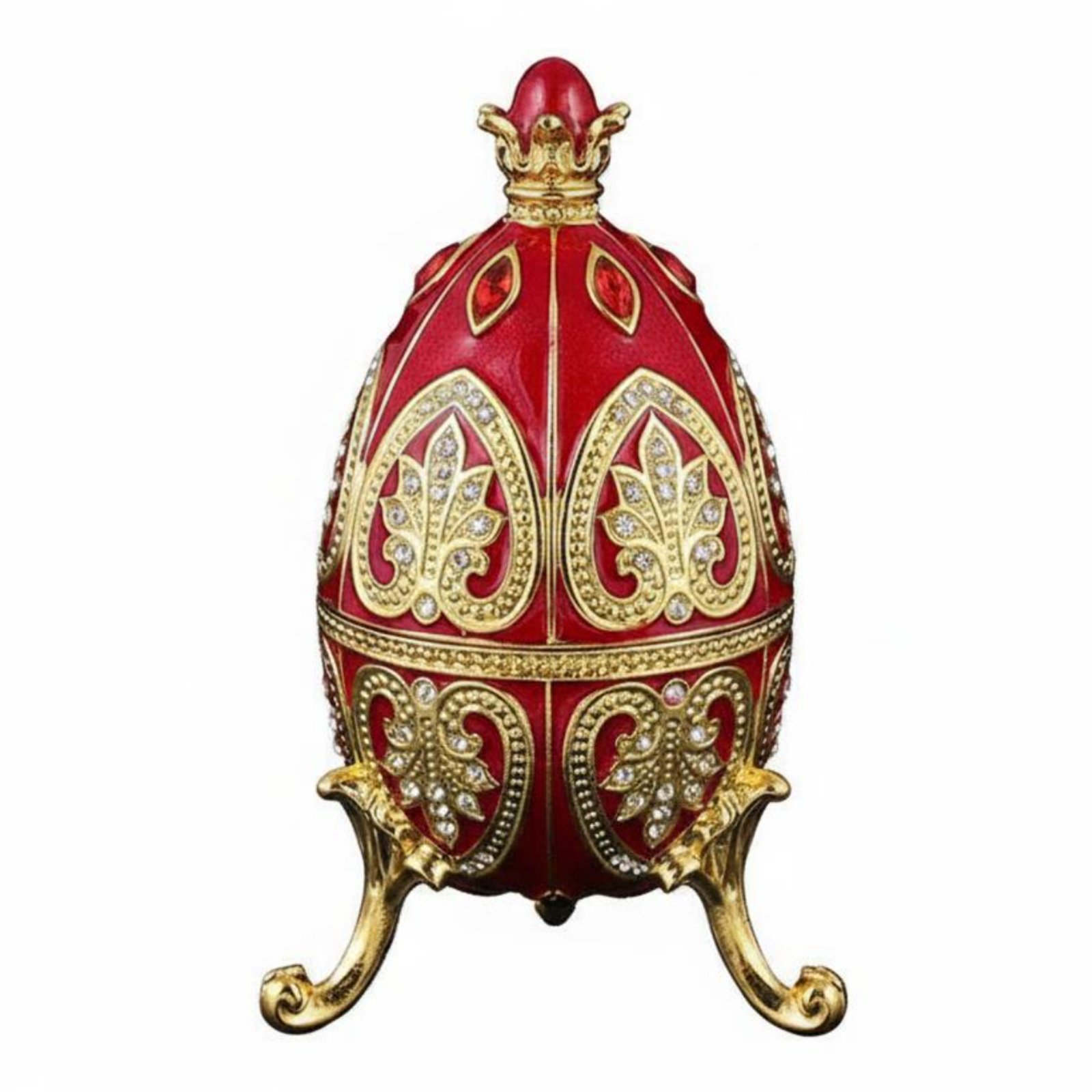 Jeweled Enamel Trinket Box