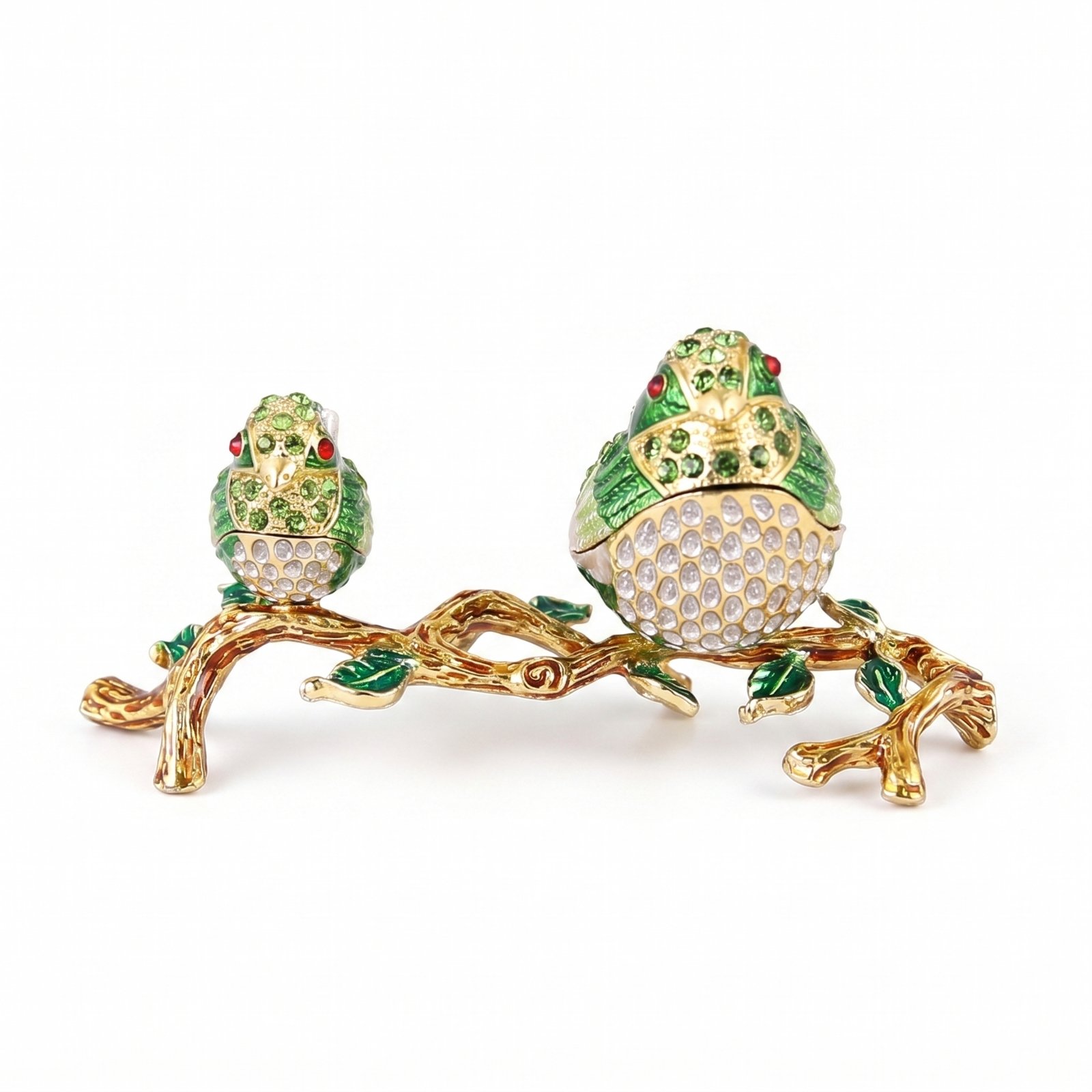 Rhinestone Bird Keepsake Box