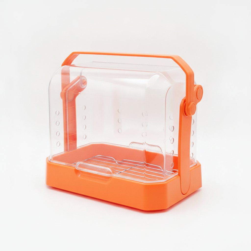 Transparent Parrot Travel Cage