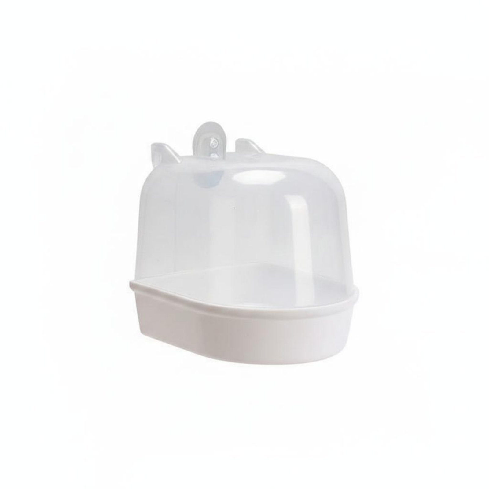 Transparent Bird Bathing Tub