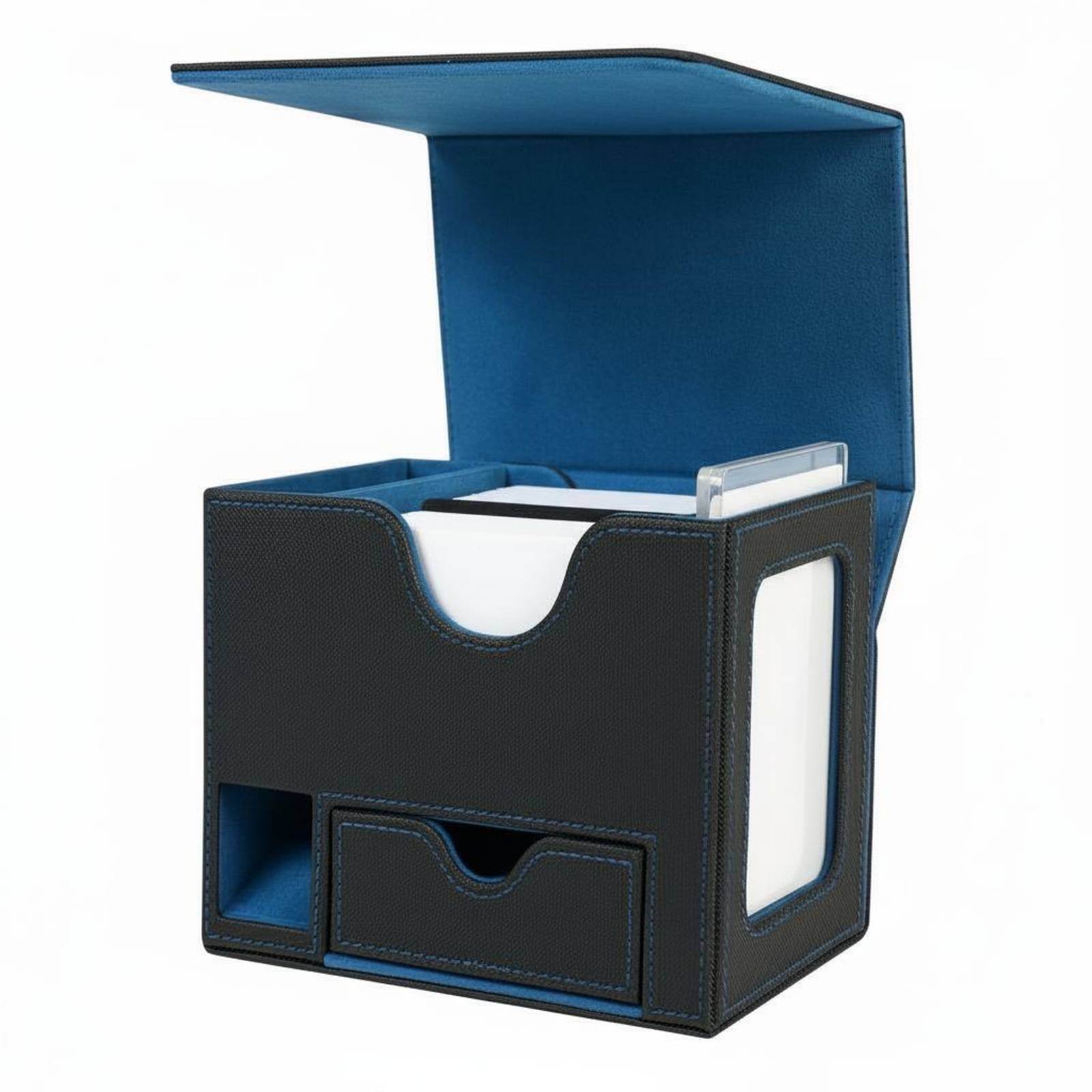 PU Leather Card Storage Box
