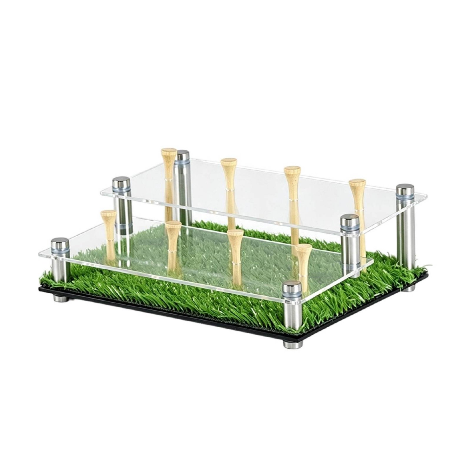 Acrylic Golf Ball Display Case – Stand