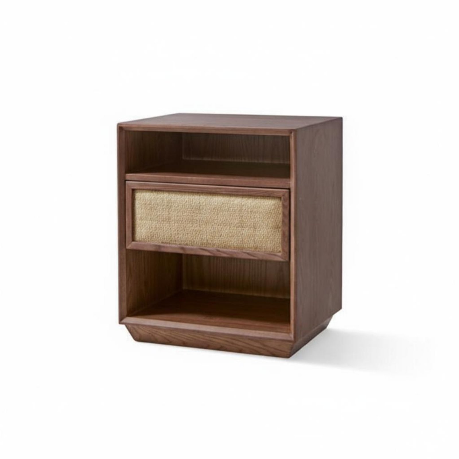 Rattan Drawer End Table